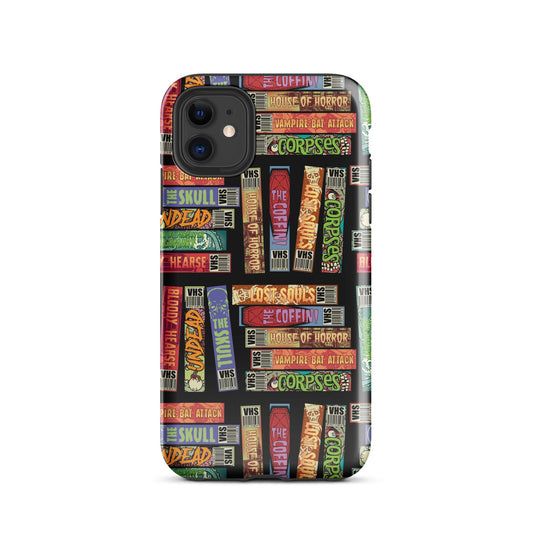 Retro Horror VHS iPhone Case