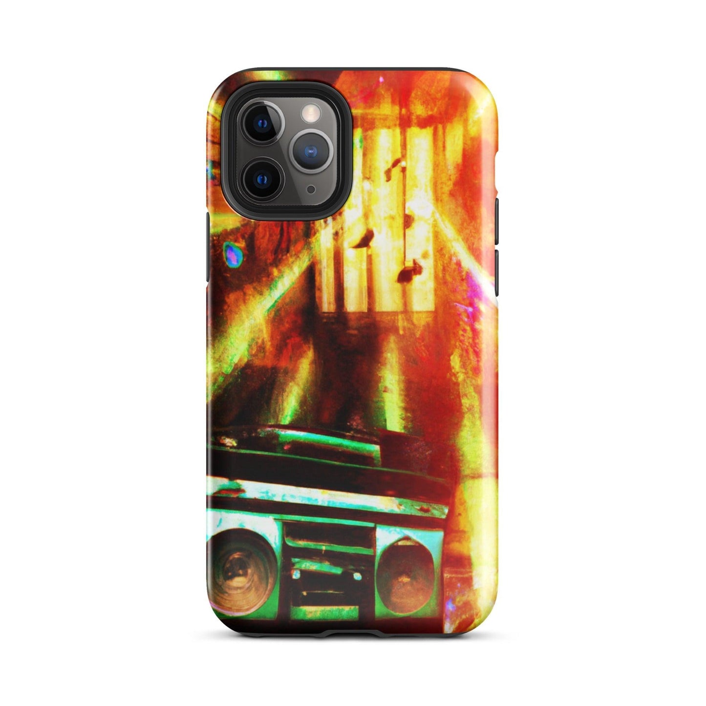 Prison BoomBox Light Burst Tough Case for iPhone® - Lizard Vigilante