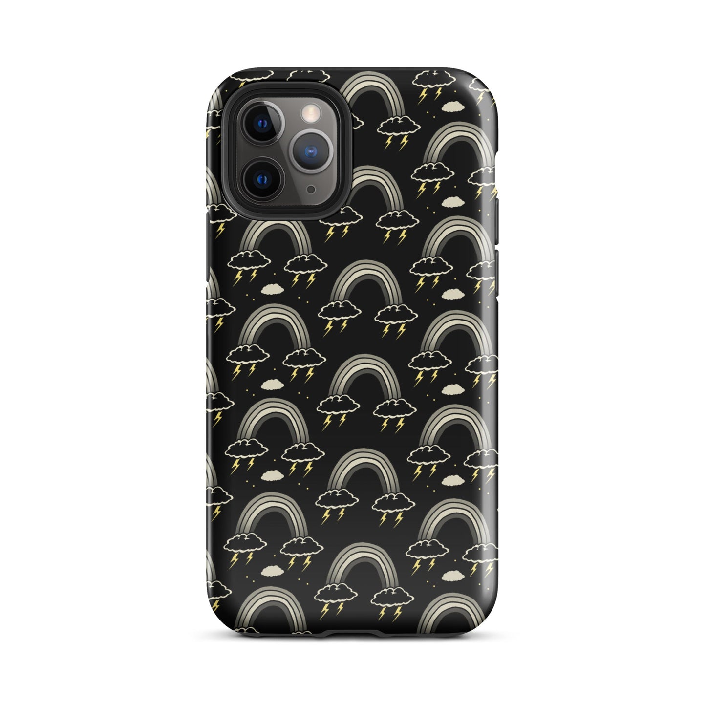 Goth Rainbow Emo iPhone Case