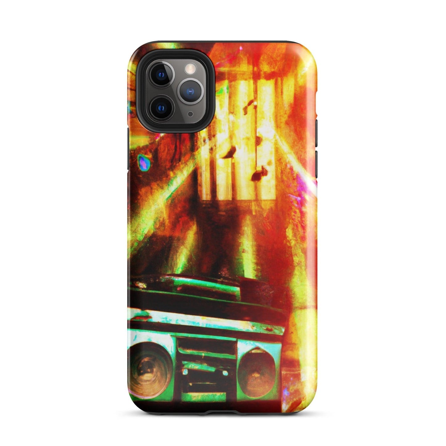 Prison BoomBox Light Burst Tough Case for iPhone® - Lizard Vigilante