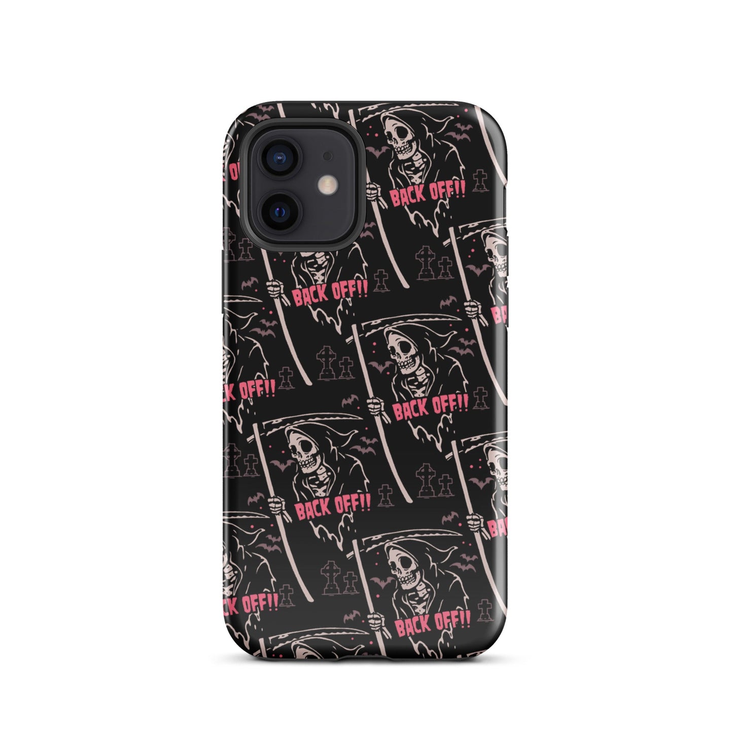 Grim Reaper Back Off iPhone Case