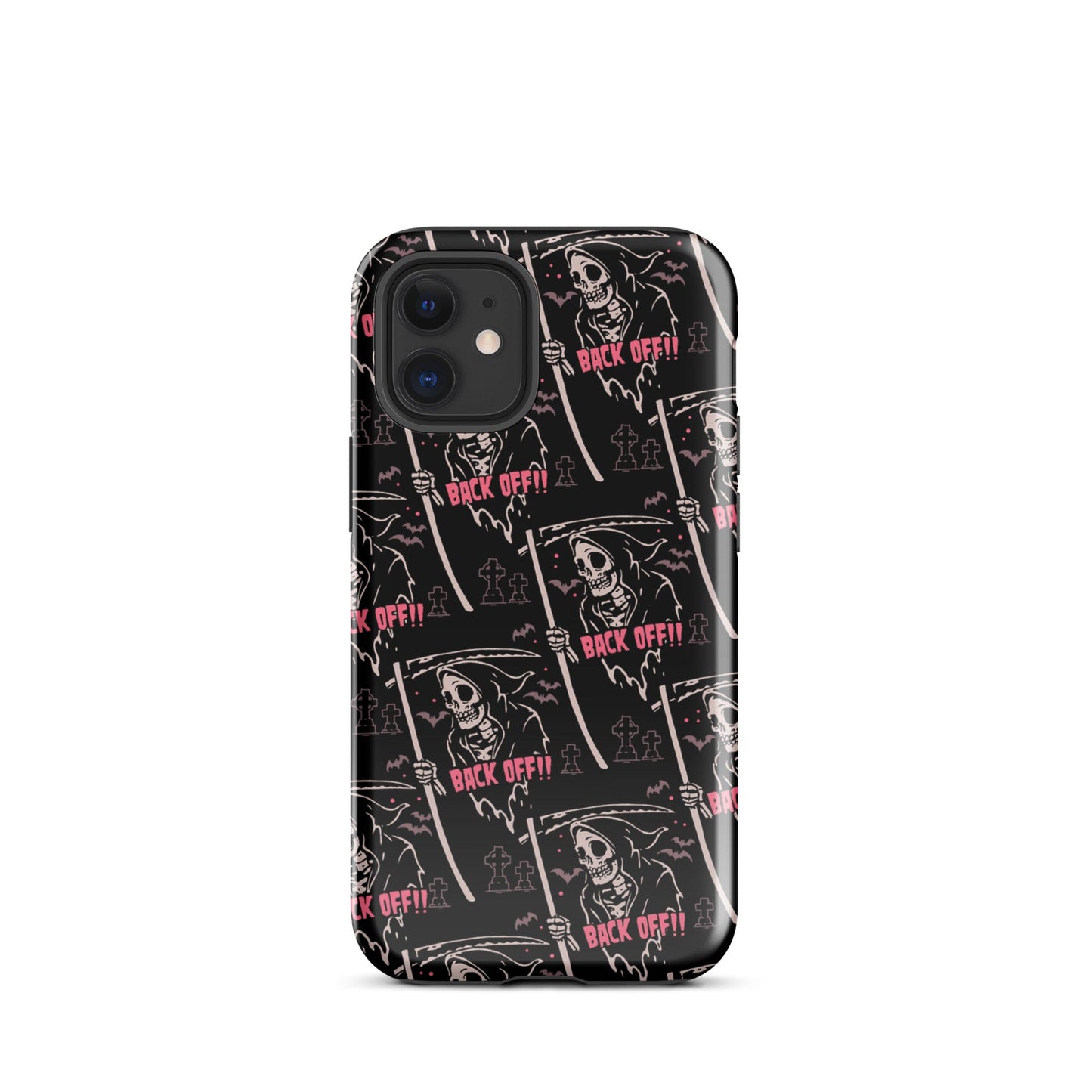 Grim Reaper Back Off iPhone Case