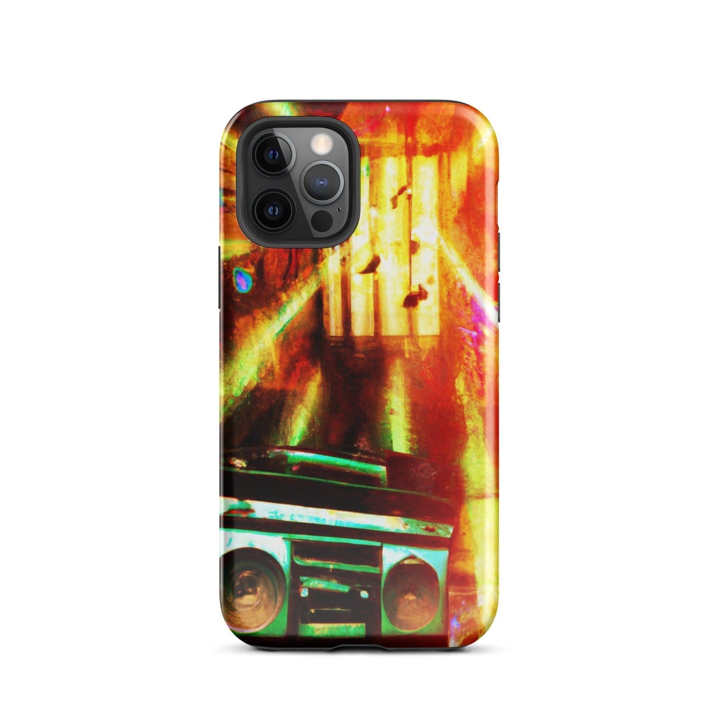 Prison BoomBox Light Burst Tough Case for iPhone® - Lizard Vigilante