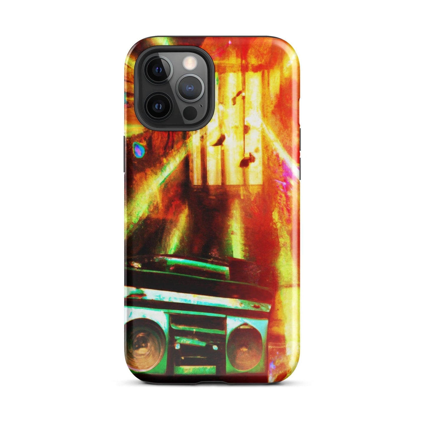 Prison BoomBox Light Burst Tough Case for iPhone® - Lizard Vigilante