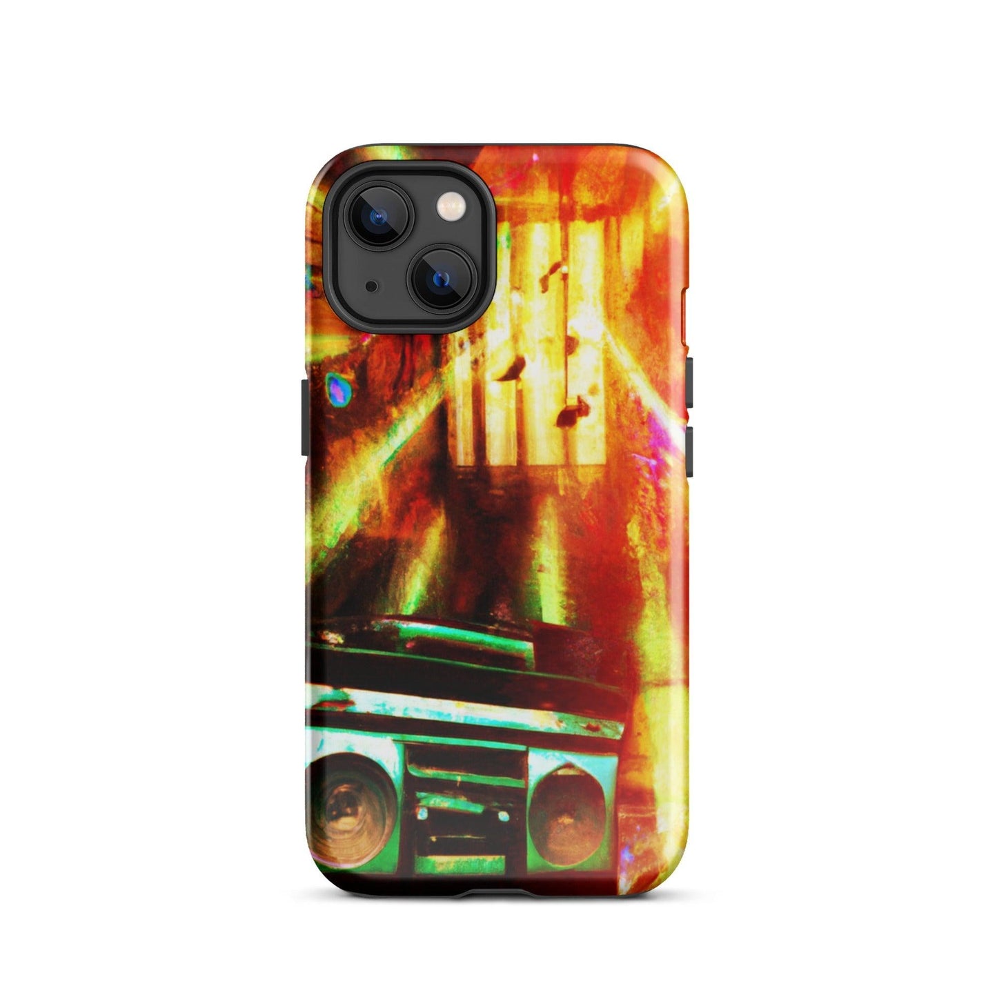 Prison BoomBox Light Burst Tough Case for iPhone® - Lizard Vigilante