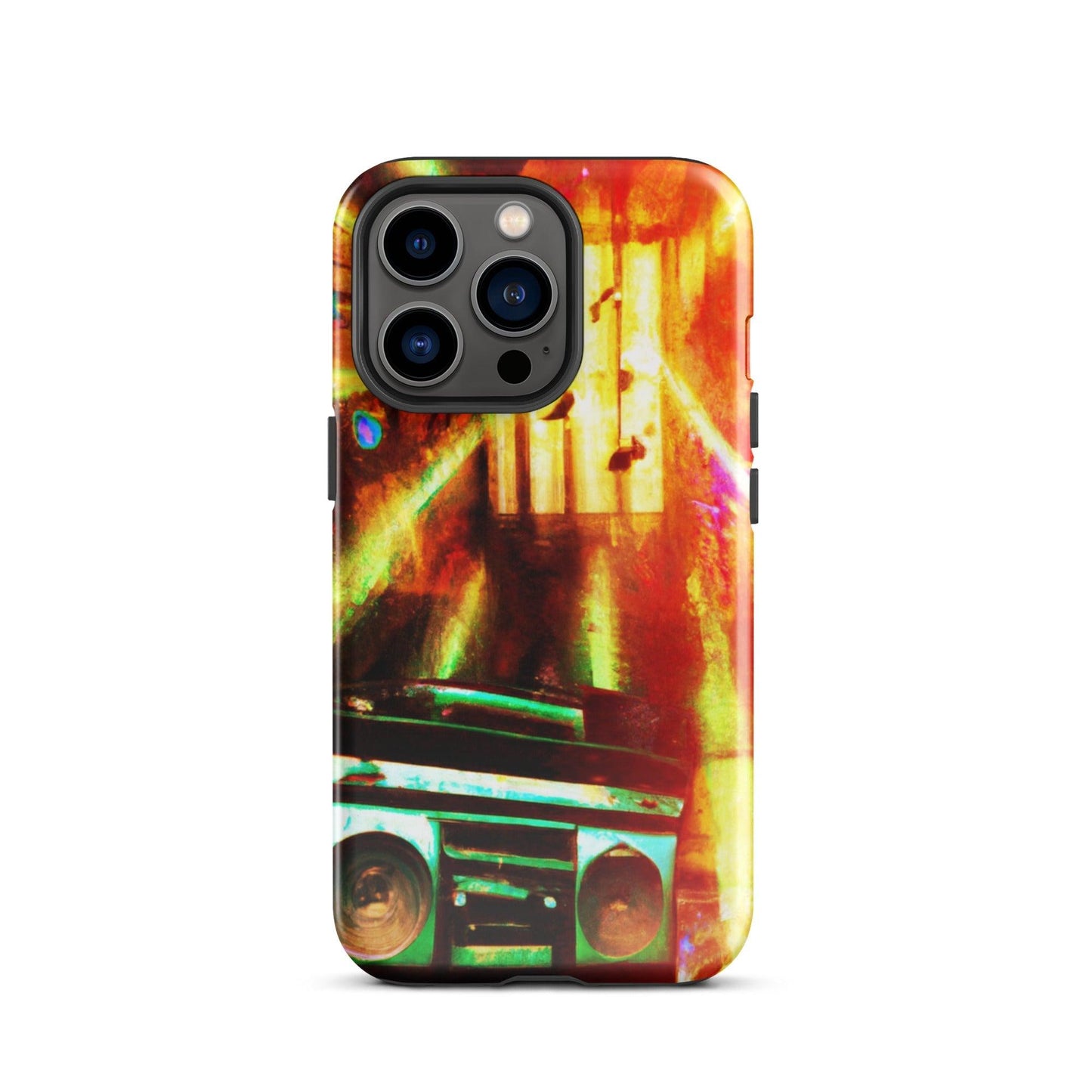 Prison BoomBox Light Burst Tough Case for iPhone® - Lizard Vigilante