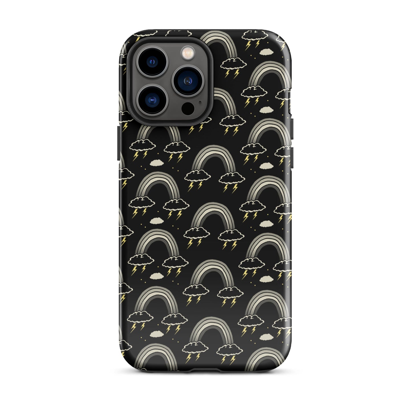 Goth Rainbow Emo iPhone Case