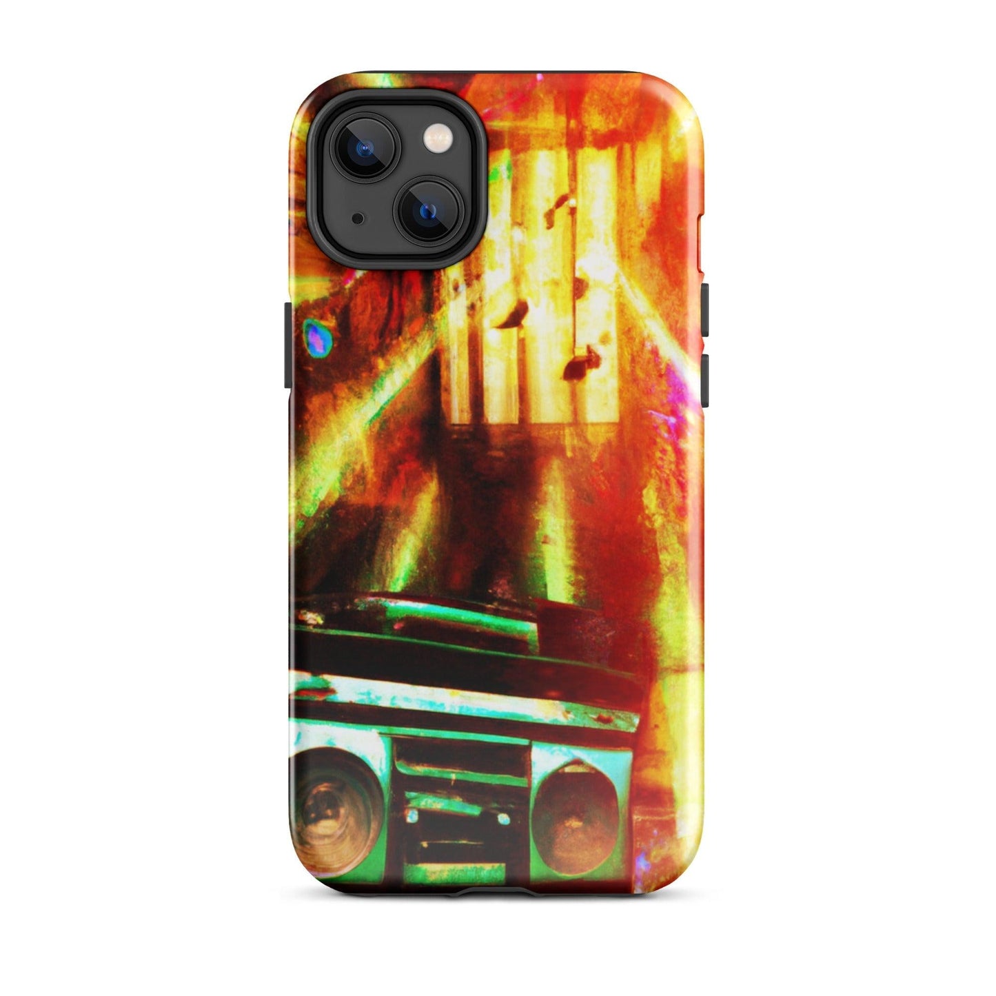 Prison BoomBox Light Burst Tough Case for iPhone® - Lizard Vigilante