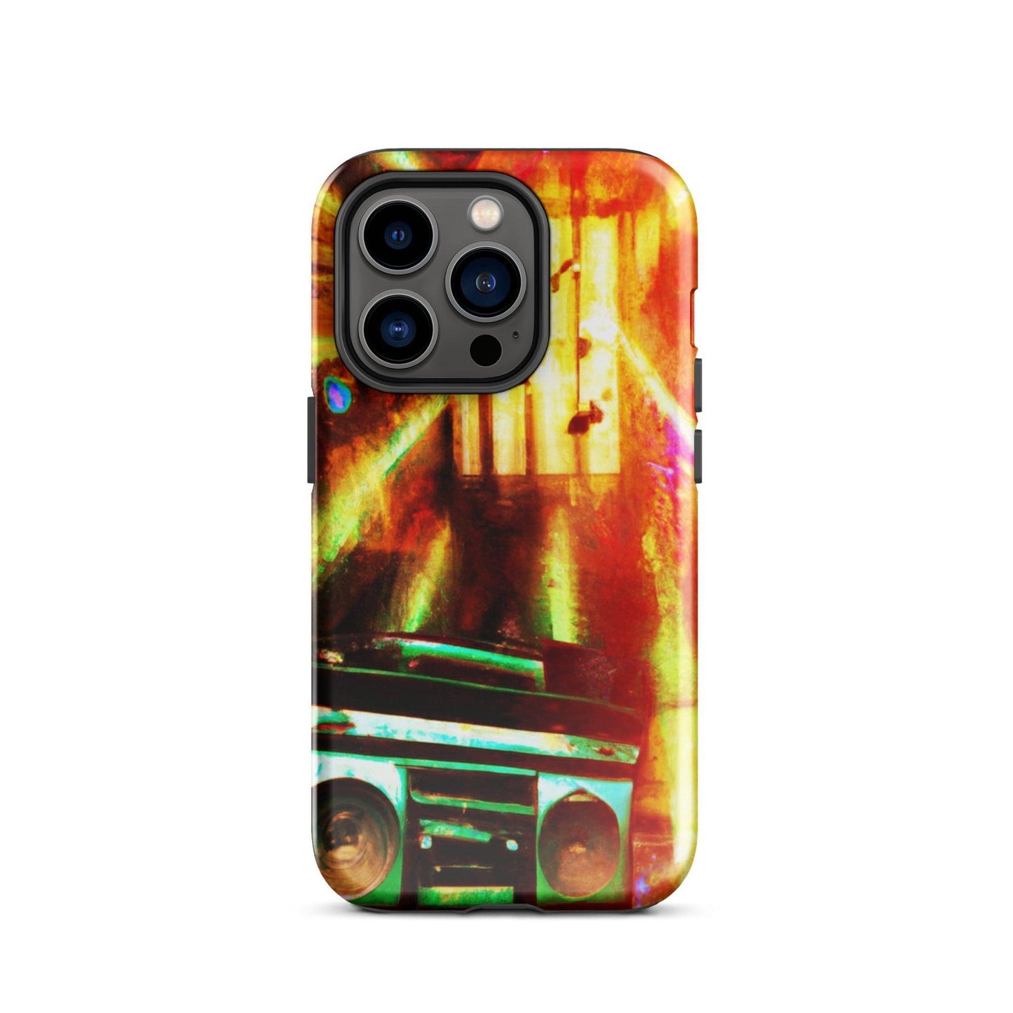 Prison BoomBox Light Burst Tough Case for iPhone® - Lizard Vigilante