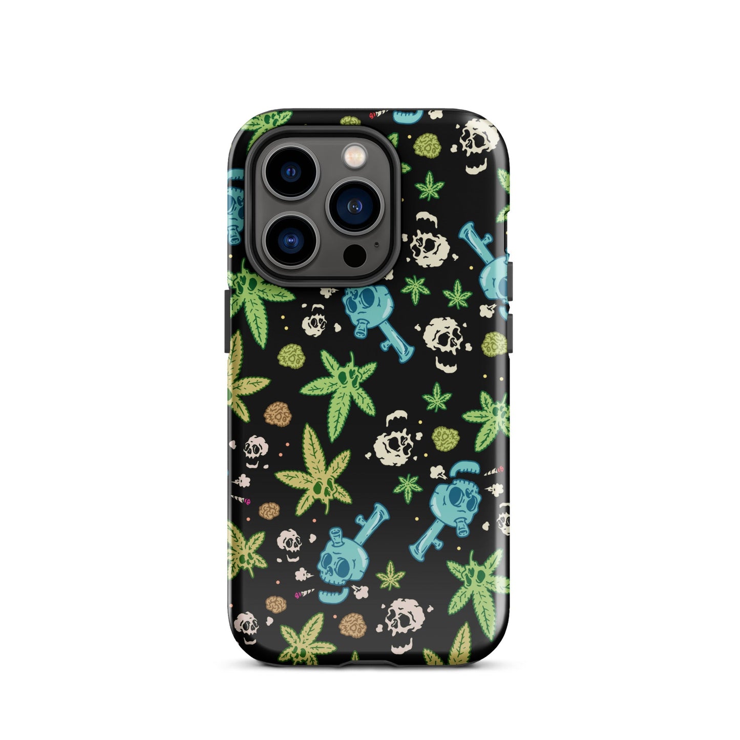 Weed And Skulls iPhone Case