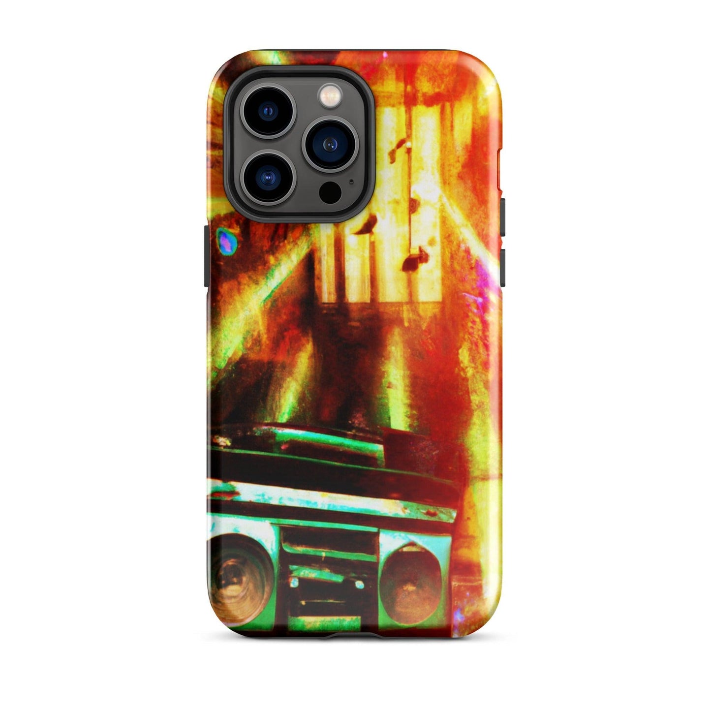 Prison BoomBox Light Burst Tough Case for iPhone® - Lizard Vigilante