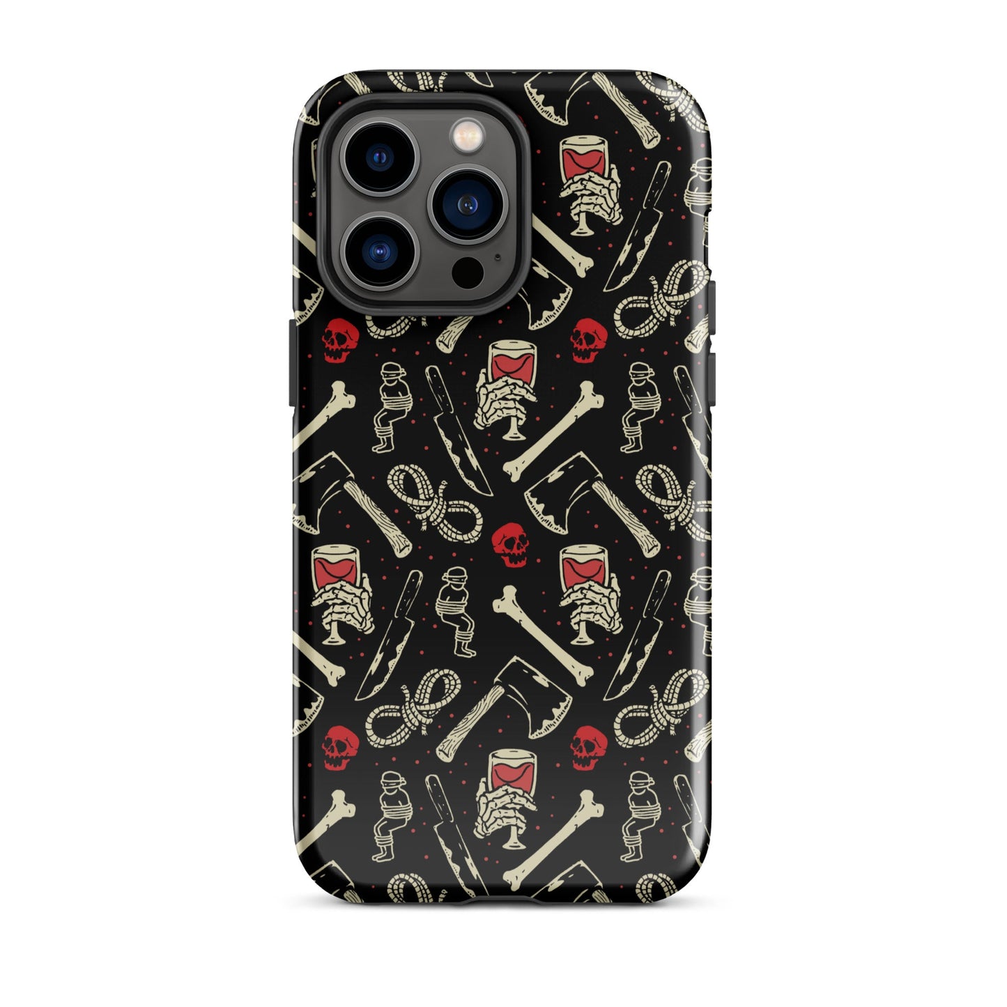True Crime And Wine iPhone Case