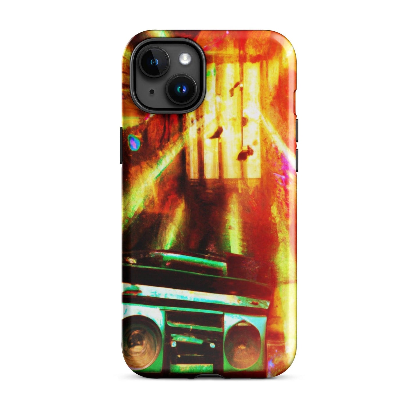 Prison BoomBox Light Burst Tough Case for iPhone® - Lizard Vigilante