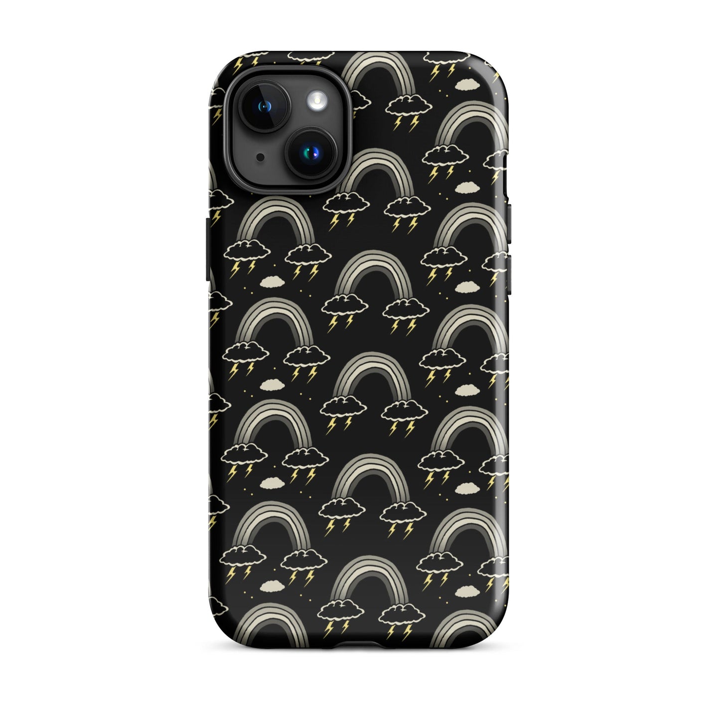 Goth Rainbow Emo iPhone Case