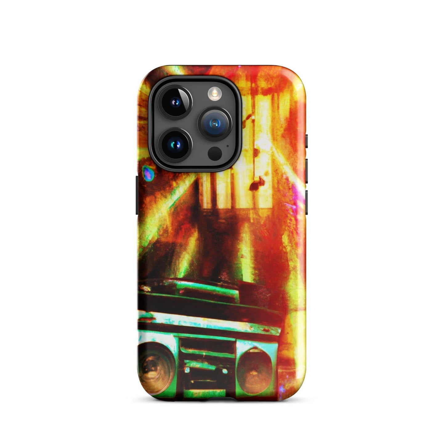 Prison BoomBox Light Burst Tough Case for iPhone® - Lizard Vigilante