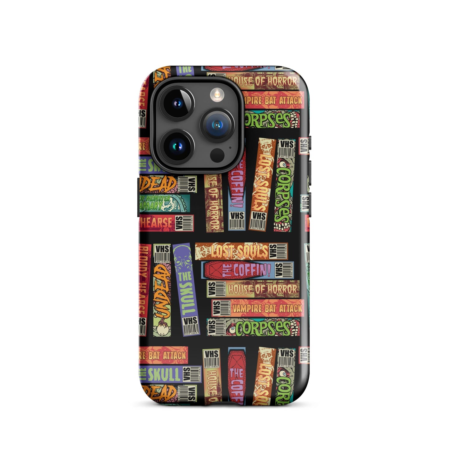 Retro Horror VHS iPhone Case