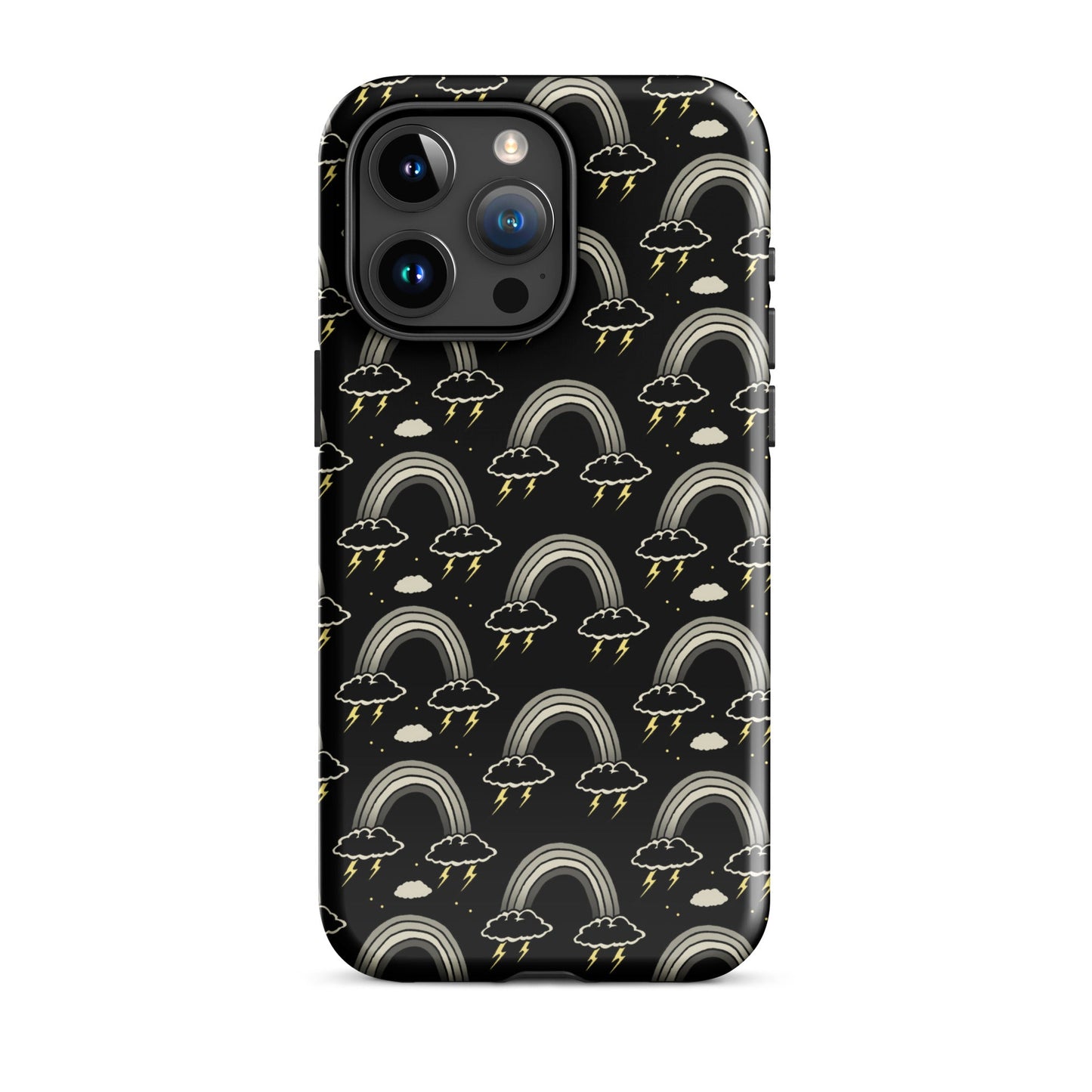 Goth Rainbow Emo iPhone Case