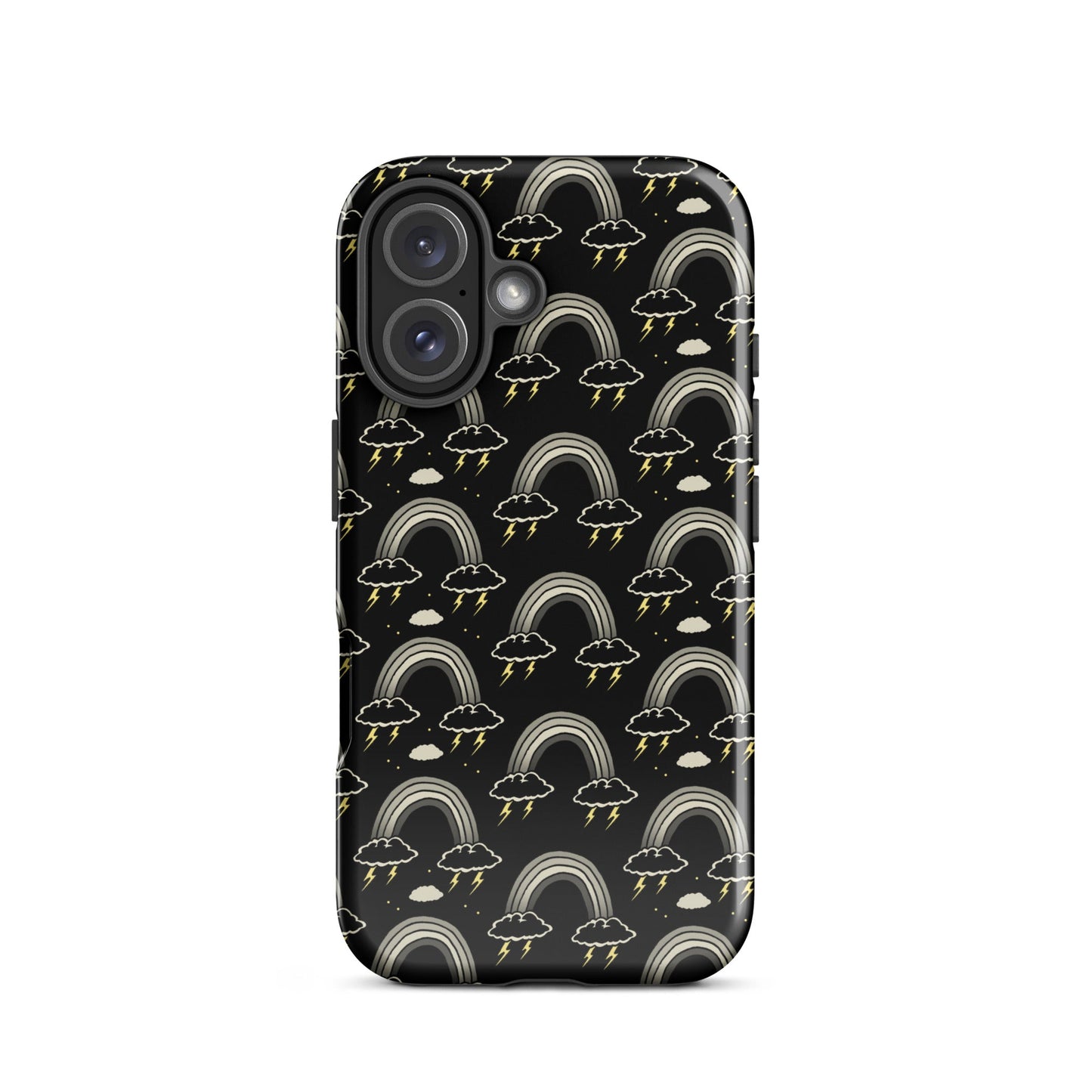 Goth Rainbow Emo iPhone Case