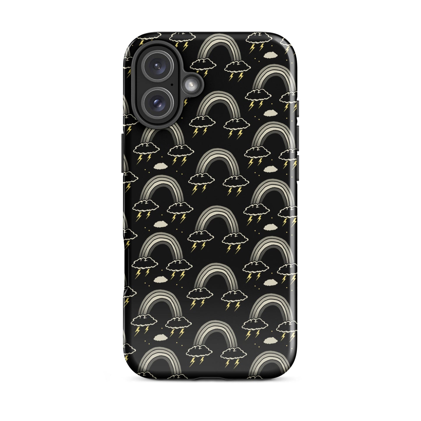 Goth Rainbow Emo iPhone Case