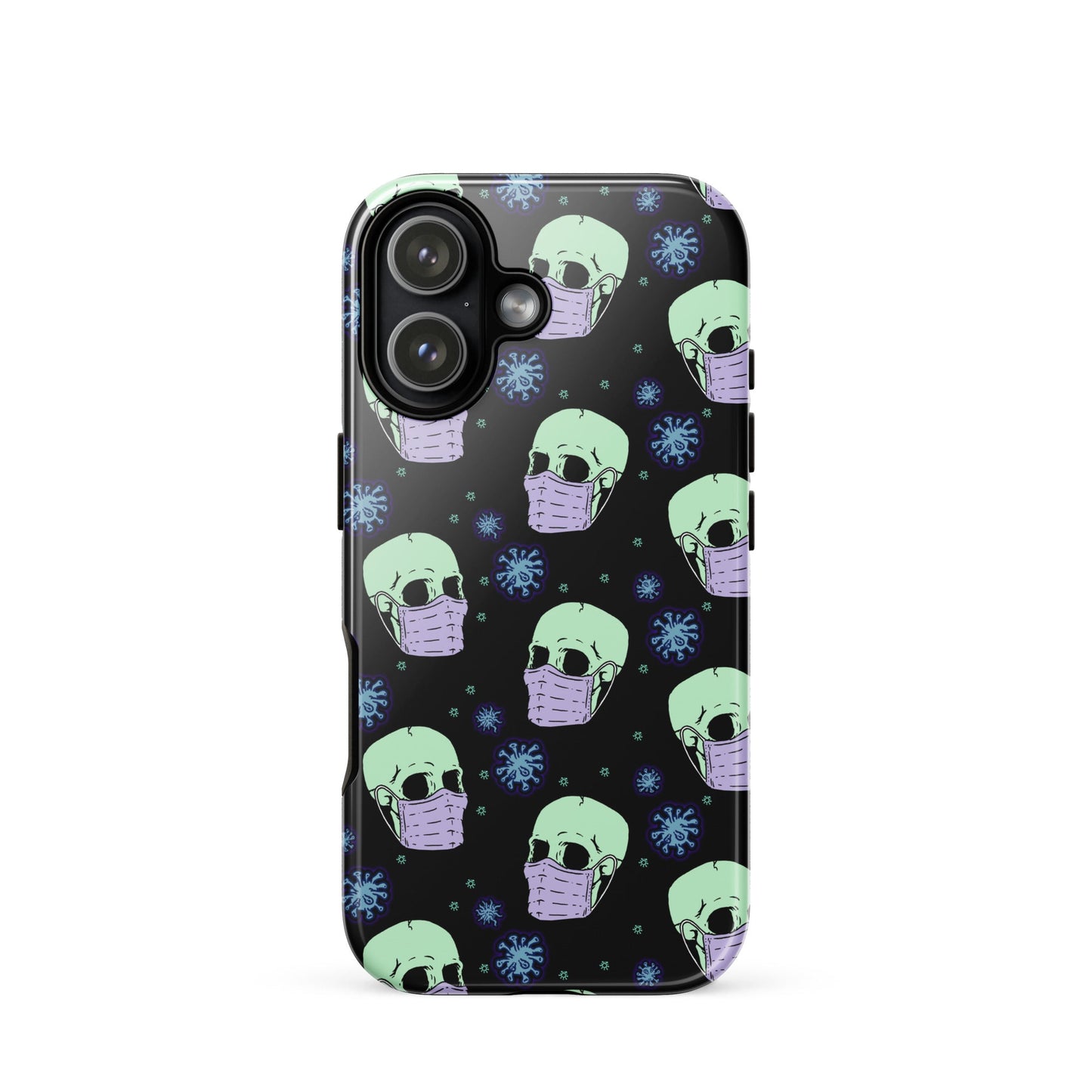 Virus Skull iPhone Case