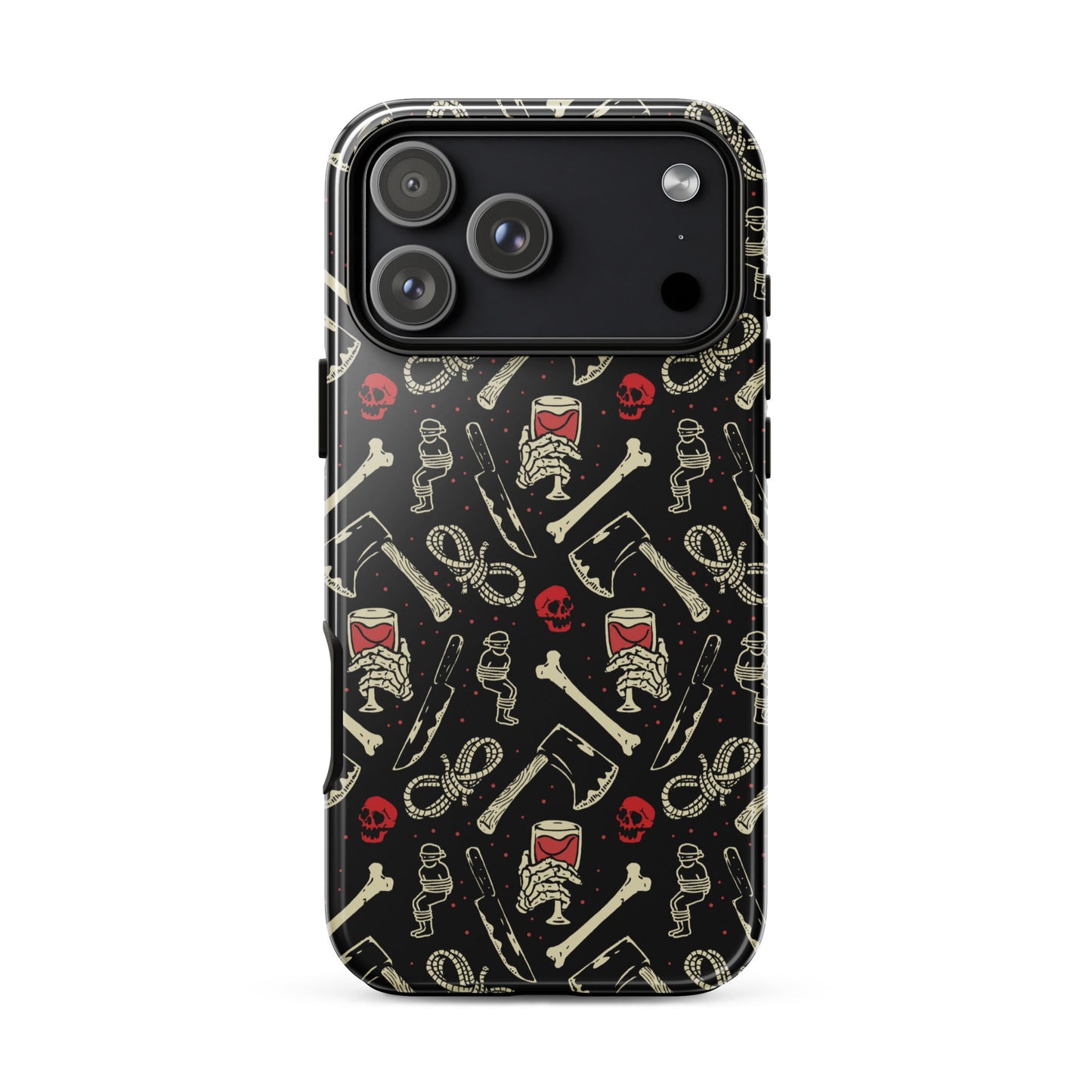 True Crime And Wine iPhone Case