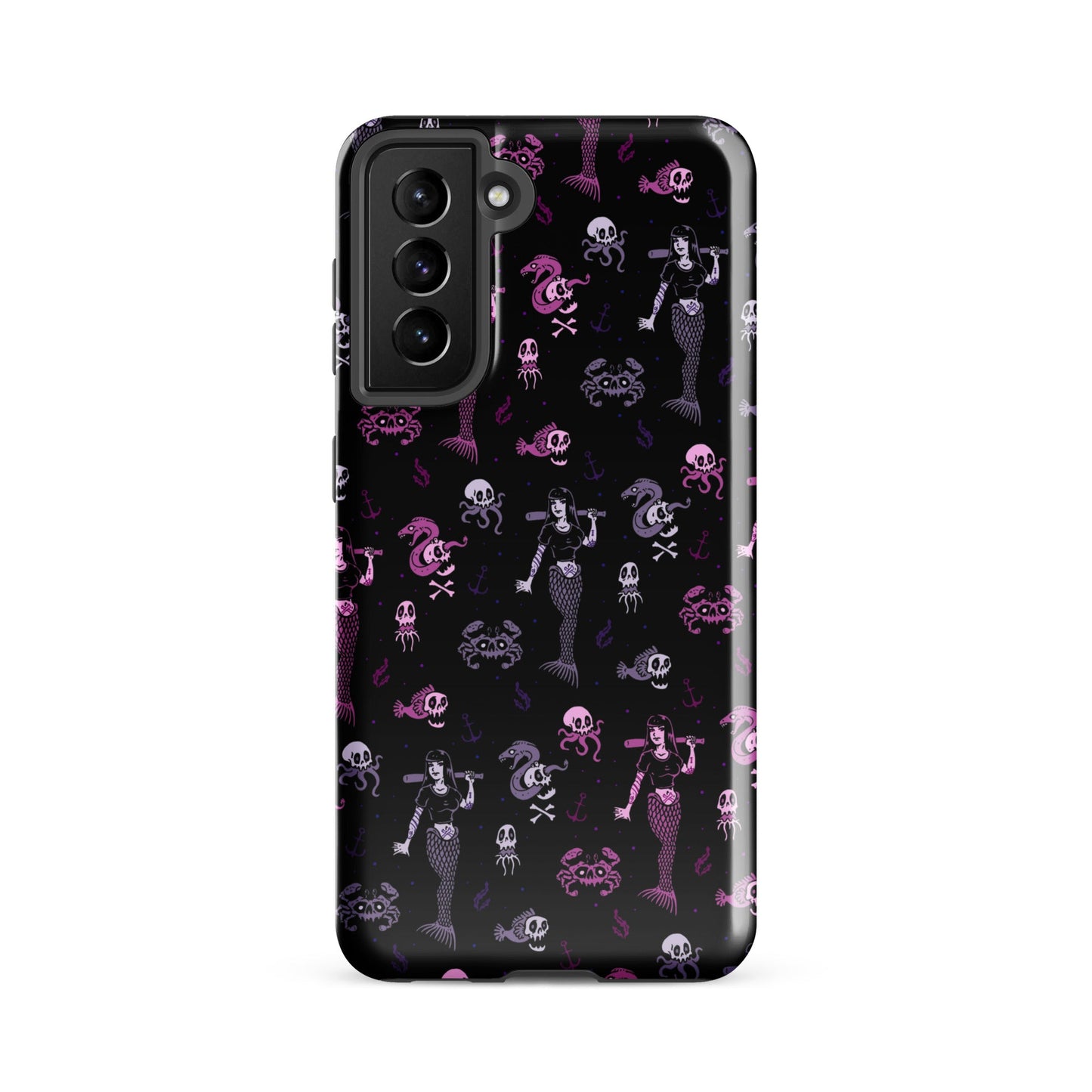 Metal Mermaid Samsung Case
