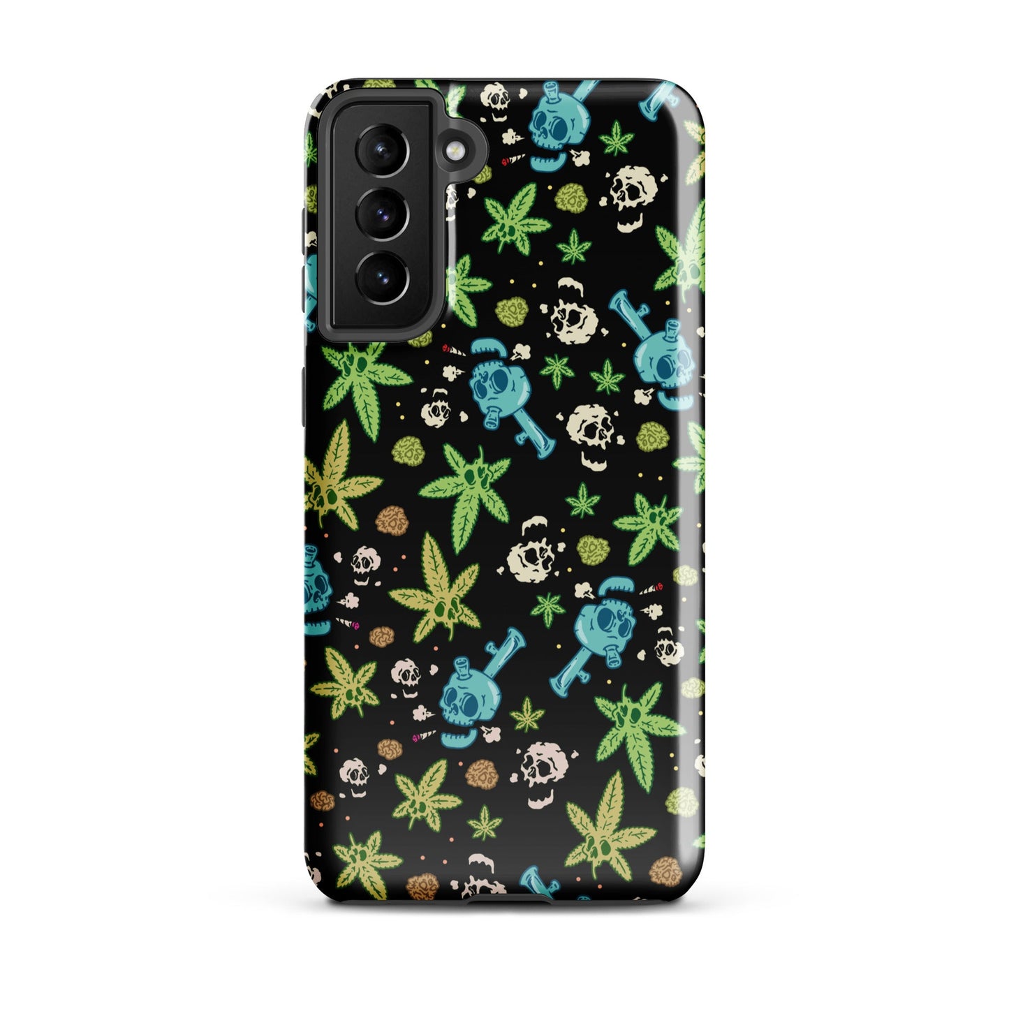 Weed And Skulls Samsung Case