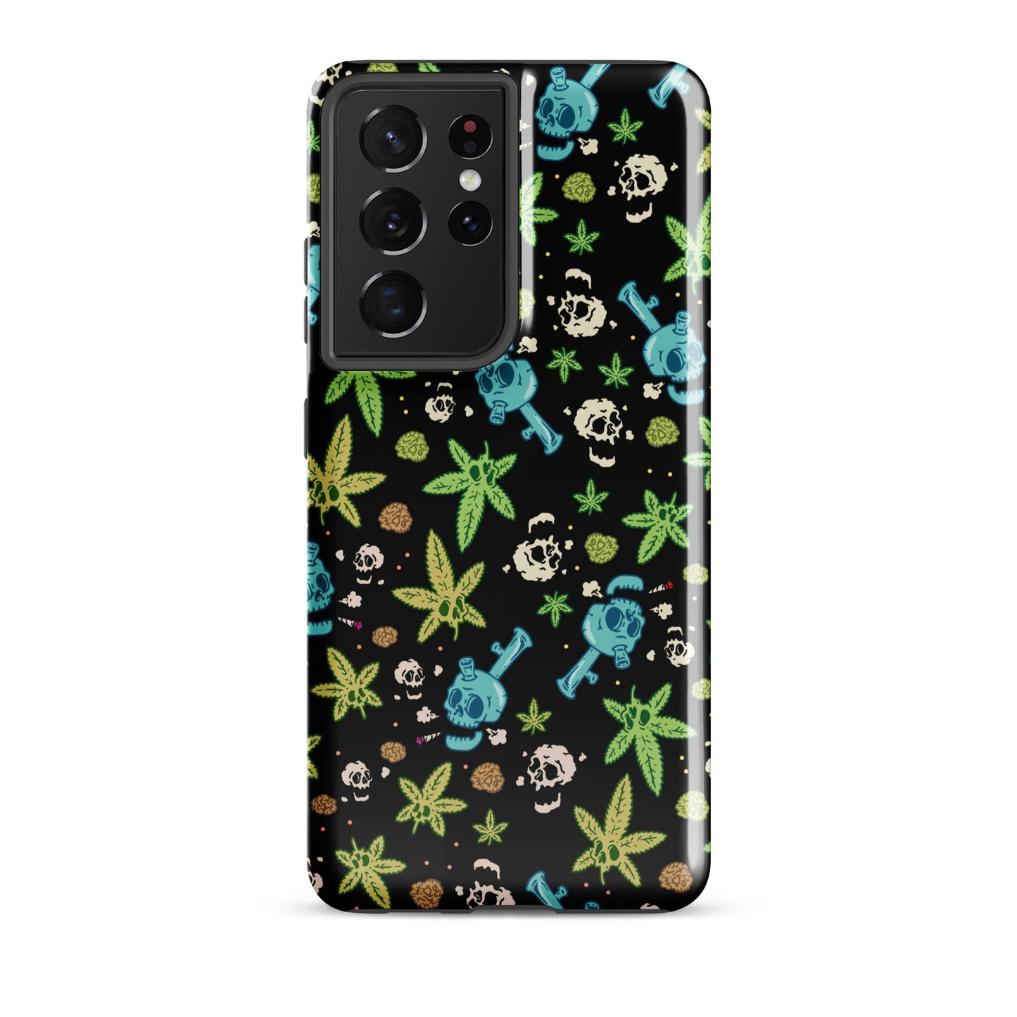 Weed And Skulls Samsung Case
