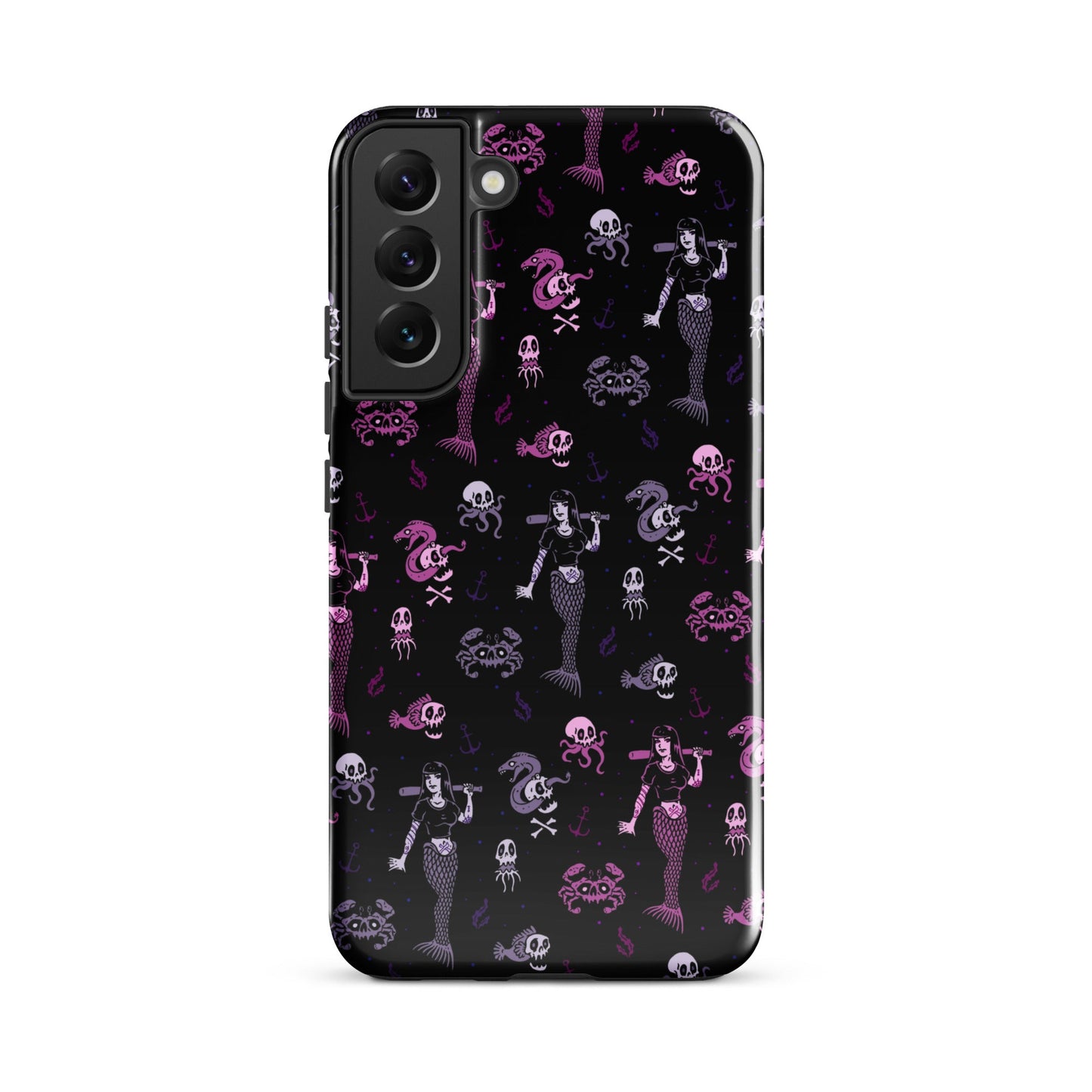 Metal Mermaid Samsung Case