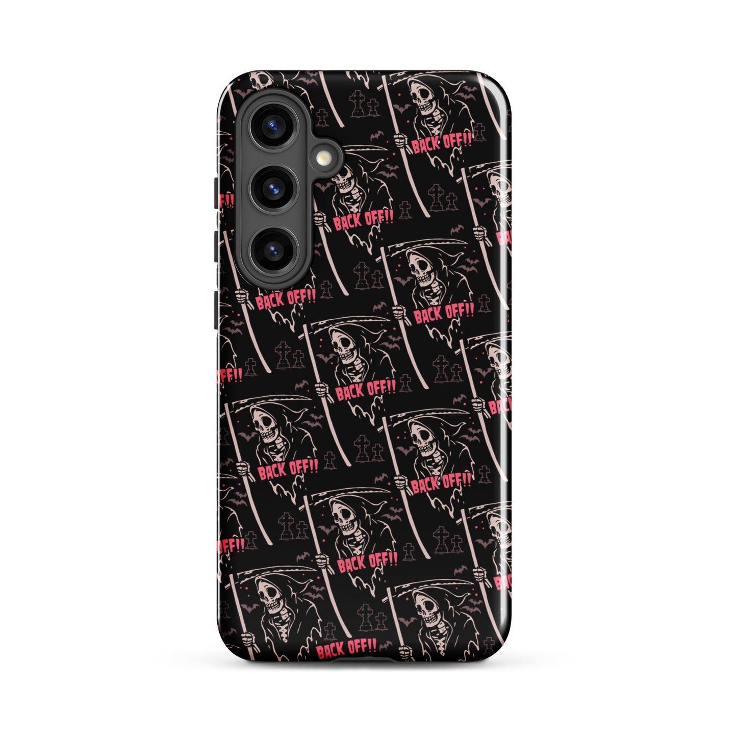 Grim Reaper Back Off Samsung Case