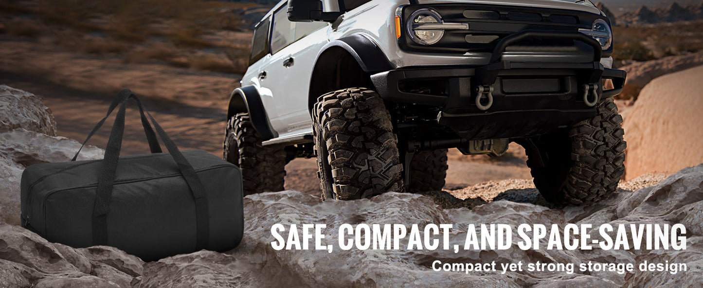 SucceBuy 20/30ft Car Towing Rope Off Road Snatch Tow Strap Rescue Recovery Resistant Which Rope for Jeep Car Truck ATV Tractor