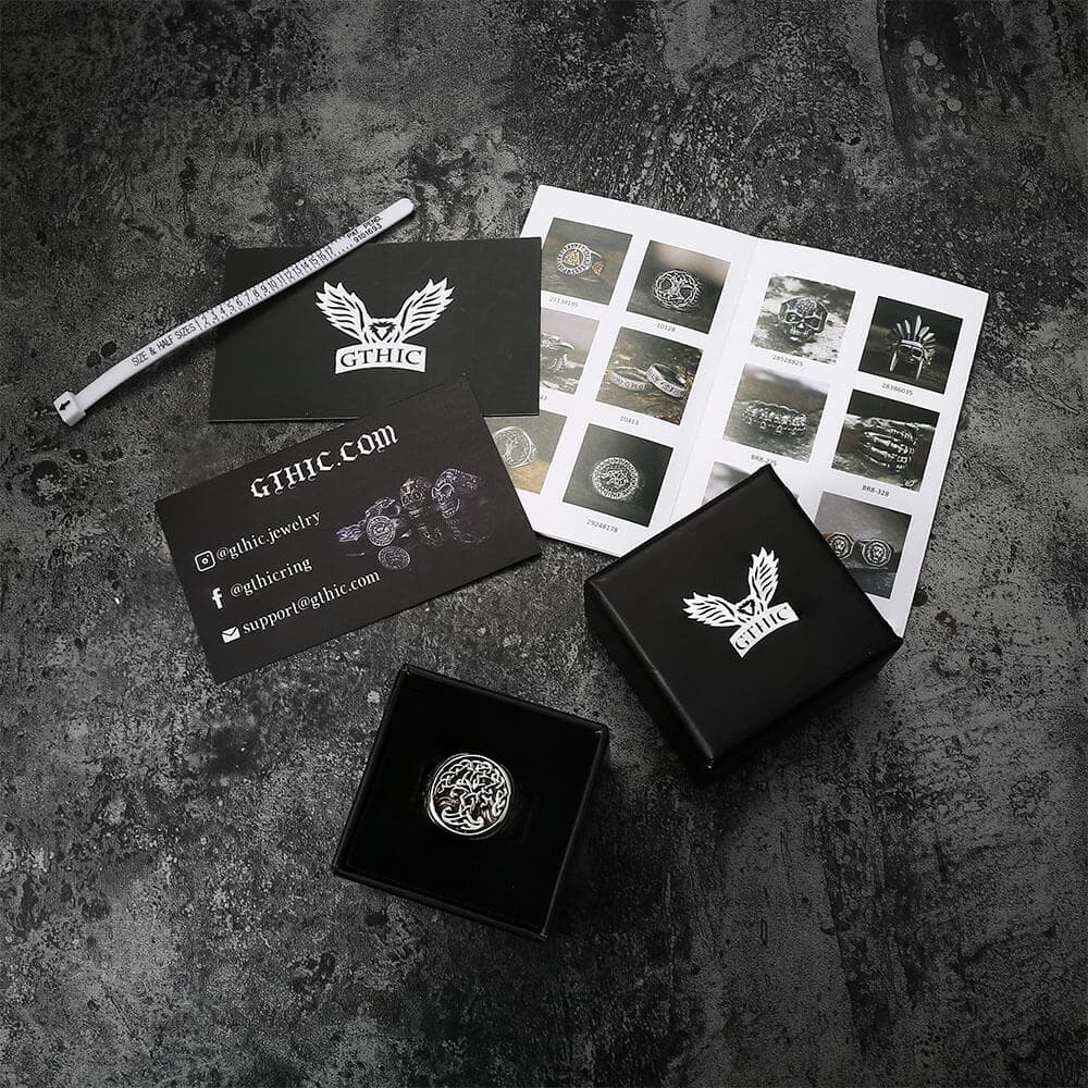 Tree of Life Celtics Stainless Steel Viking Ring