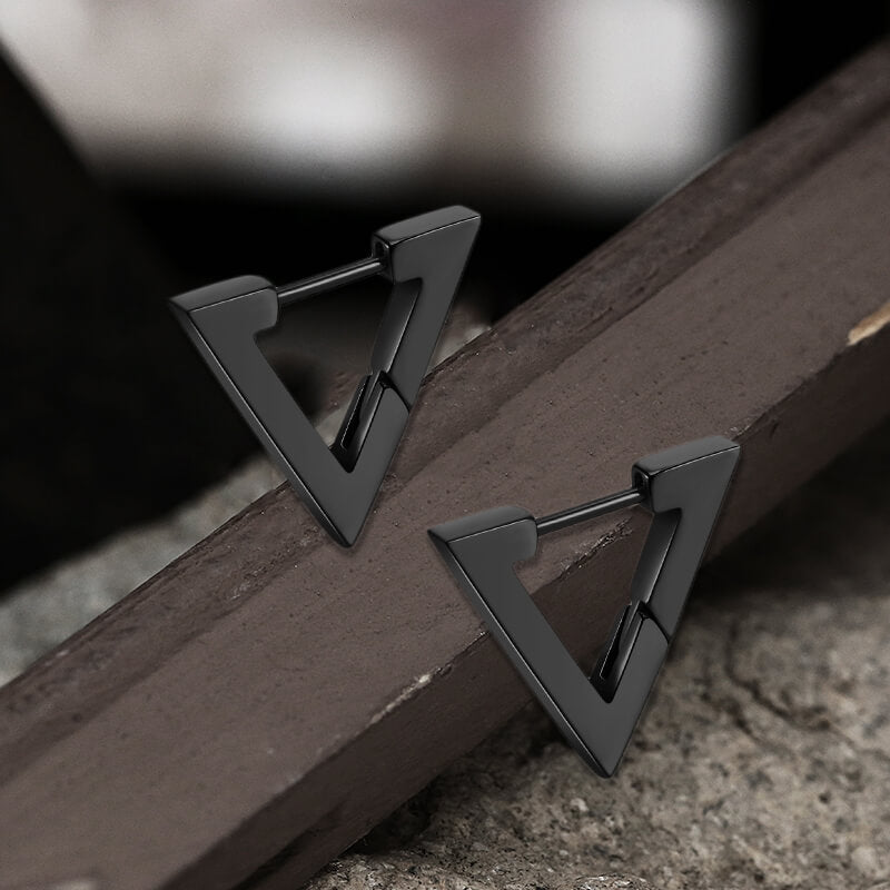Triangle Stainless Steel Geometric Earrings