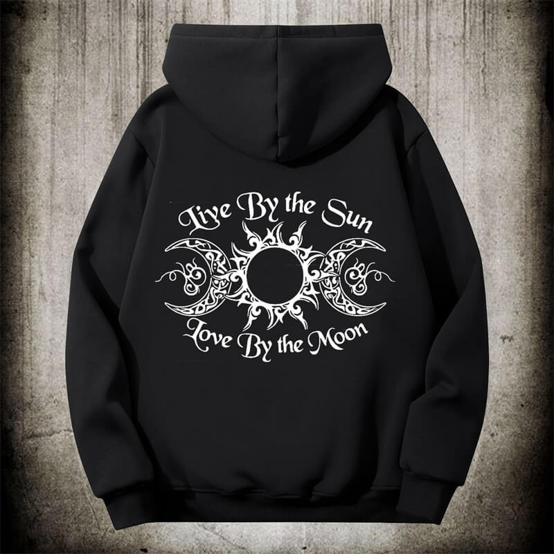 Triple Goddess Witch Polyester Fleece Hoodie