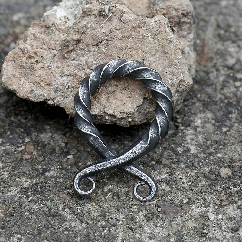 Troll Cross Stainless Steel Occultisme Pendant