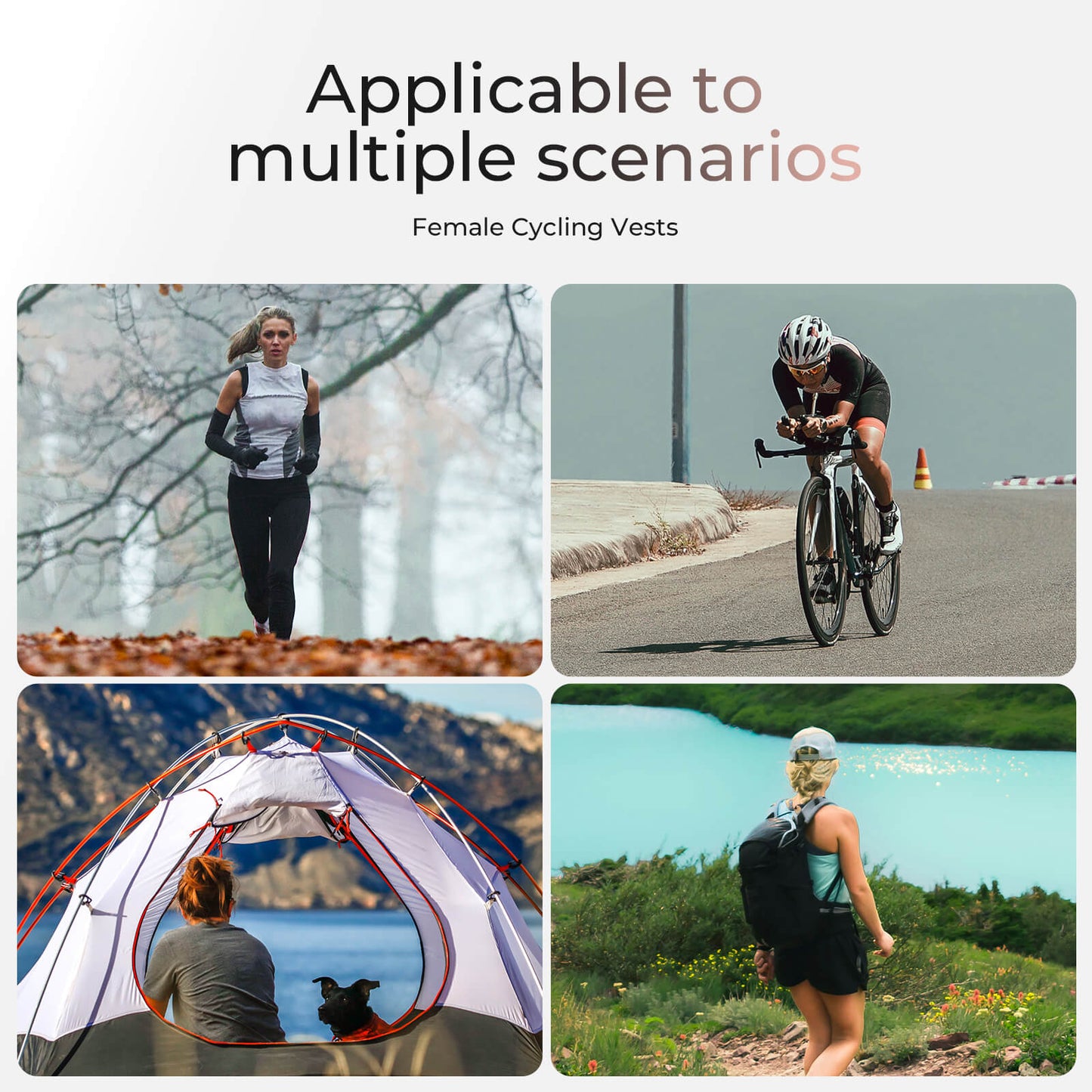 TVI Women's Cycling Vest Windproof - MJ008