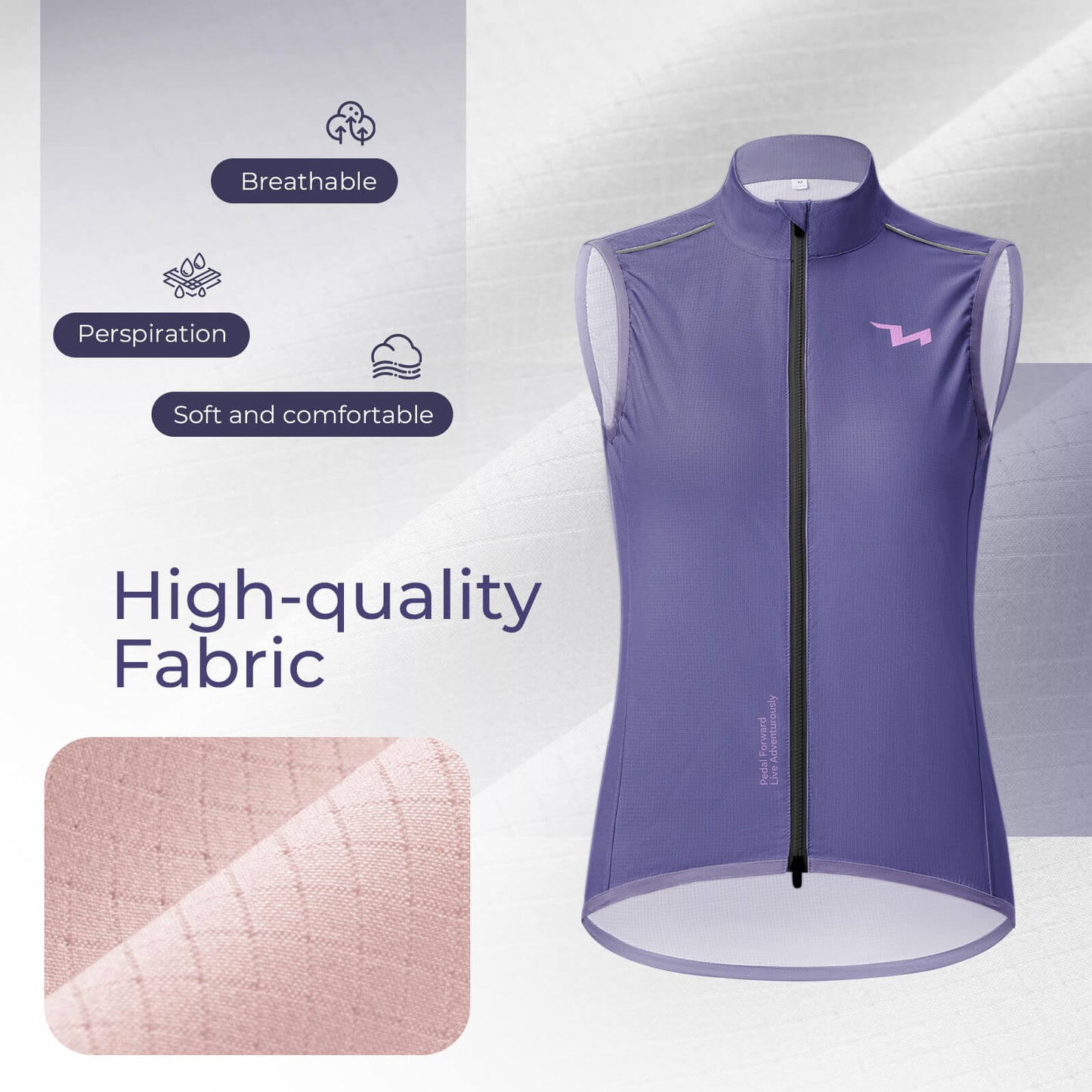 TVI Women's Cycling Vest Windproof - MJ008