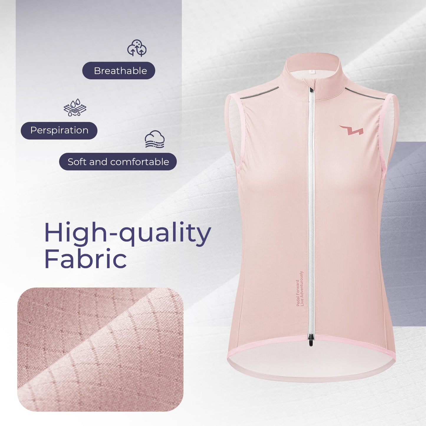 TVI Women's Cycling Vest Windproof - MJ008