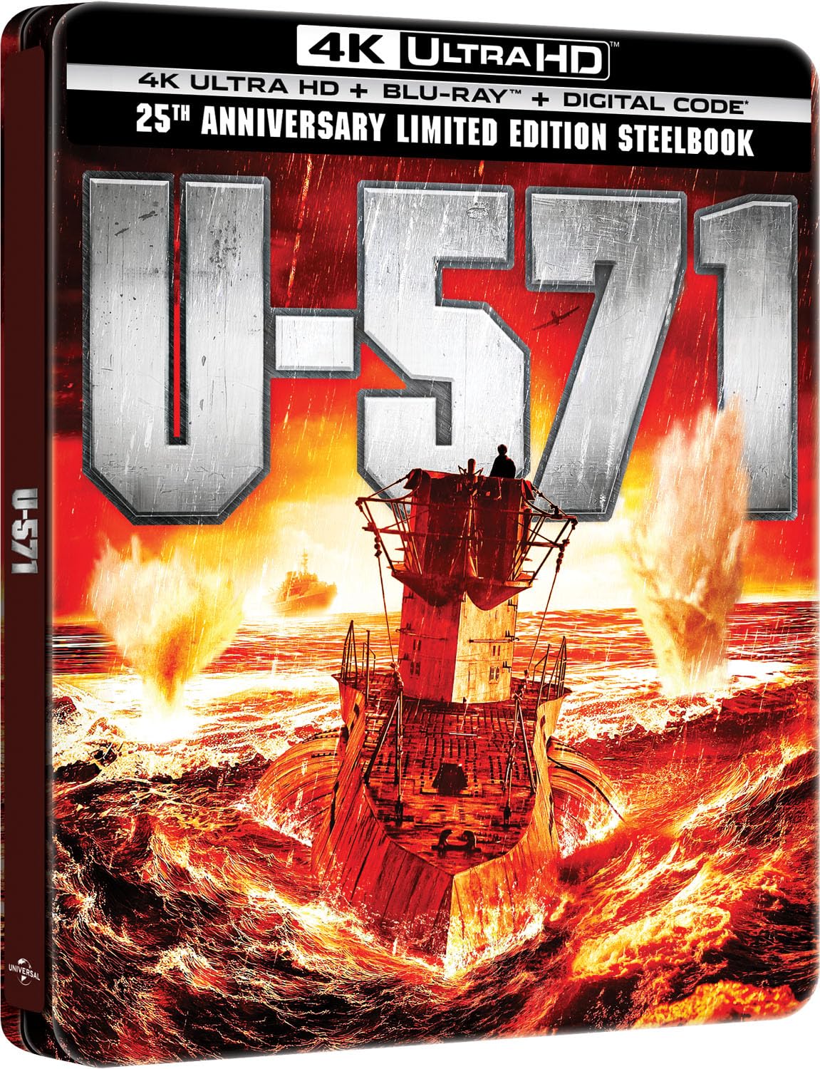 U-571 - Limited Edition Steelbook (4K Ultra HD + Blu-ray + Digital)