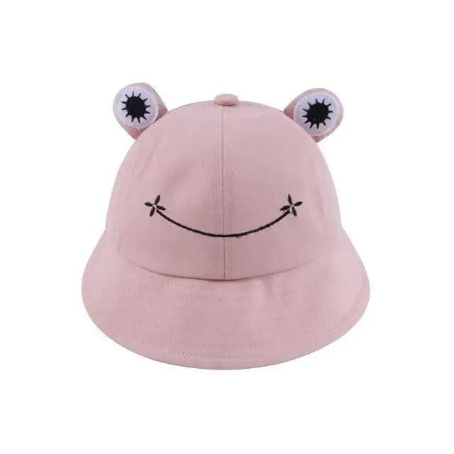Unique Design Frog Bucket Hat for Women Summer Autumn Plain Female Panama Outdoor Hiking Beach Fishing Cap Sunscreen Woman Sunhat