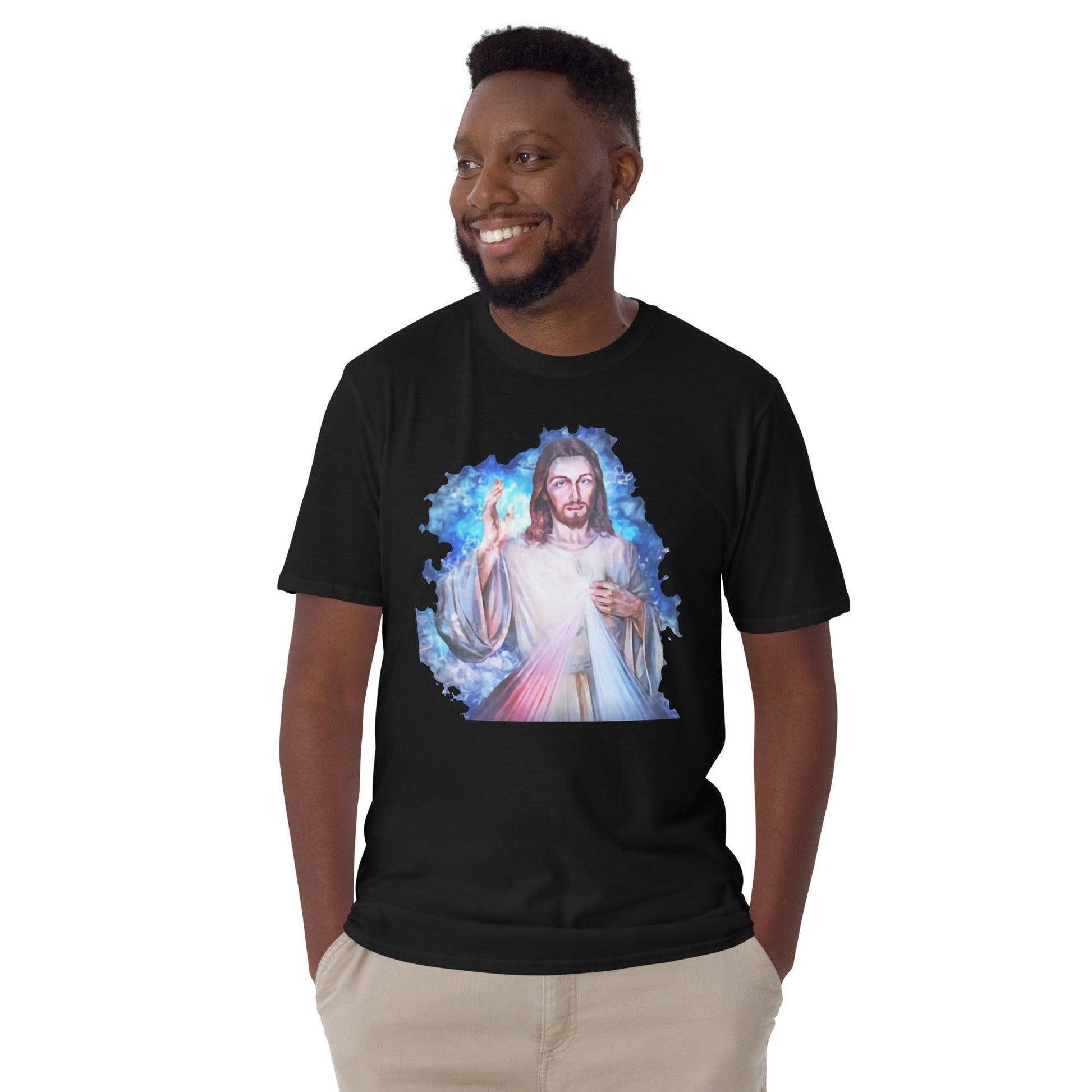 Divine Expression: Embrace the Spirit of Jesus Christ in this Tee Shirt - Lizard Vigilante