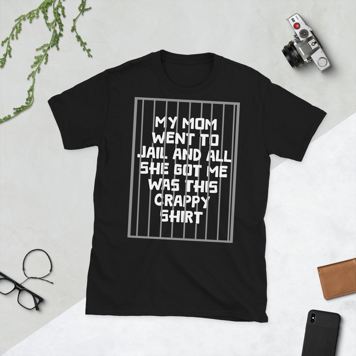 Mom Went To Jail Short-Sleeve Unisex T-Shirt - Lizard Vigilante