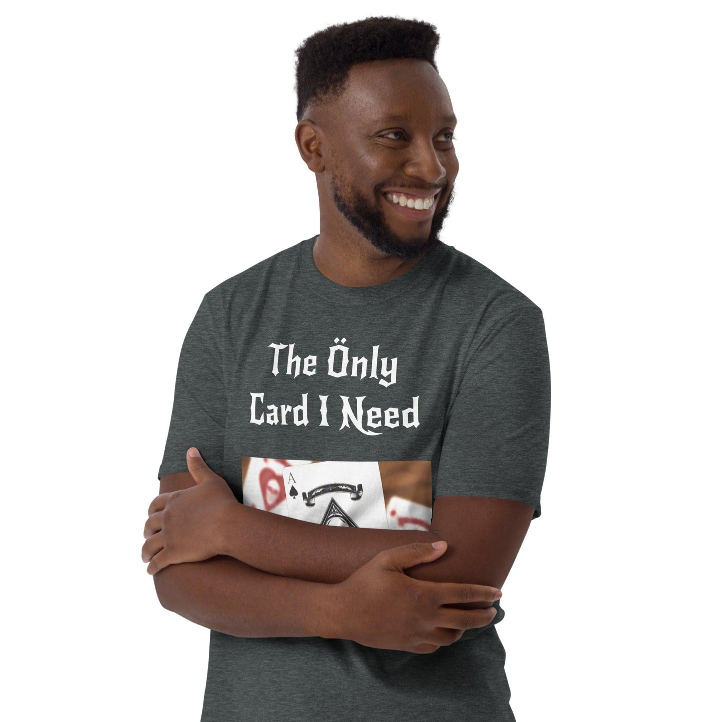 The Only Card I Need Short-Sleeve Unisex T-Shirt / Metal Tee - Lizard Vigilante