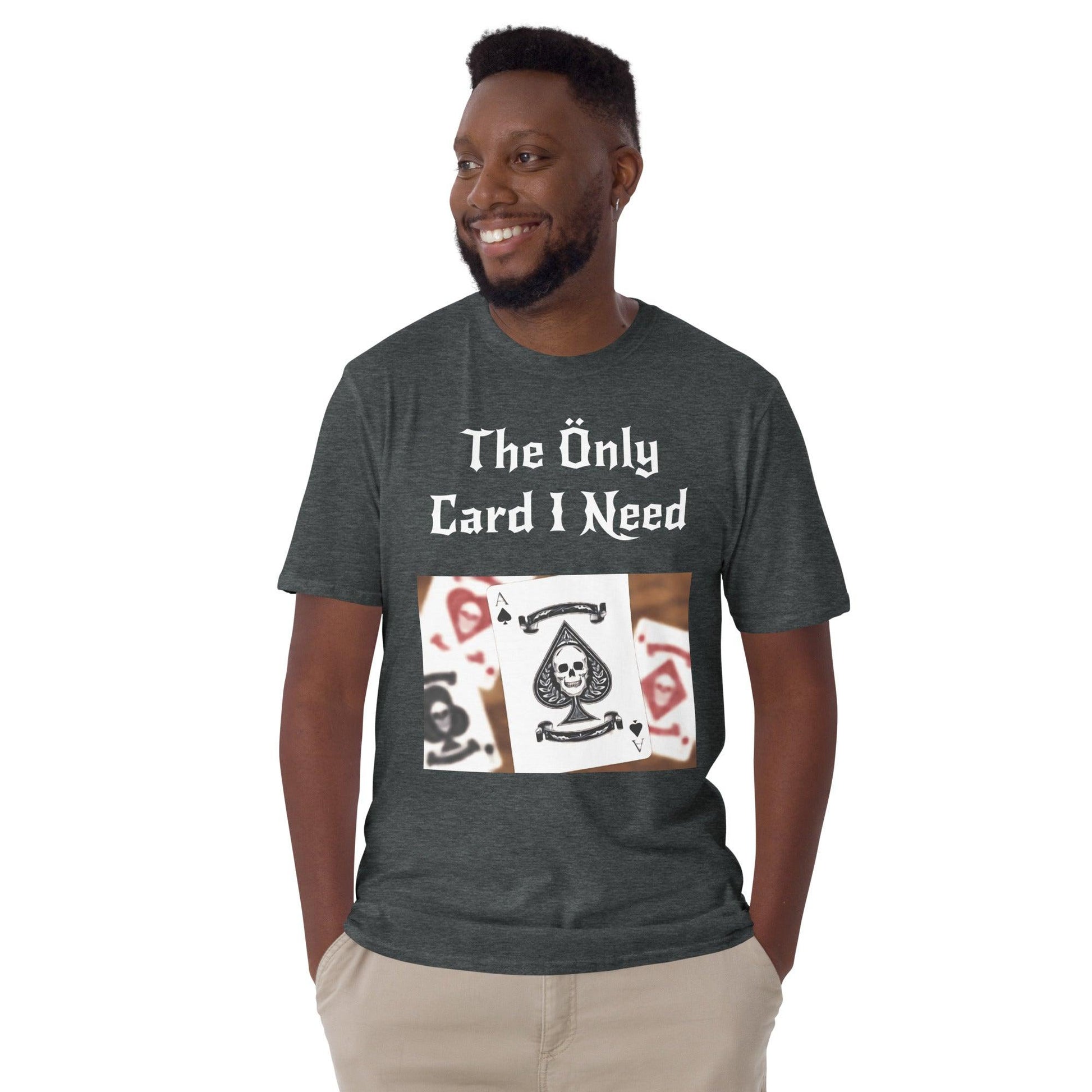 The Only Card I Need Short-Sleeve Unisex T-Shirt / Metal Tee - Lizard Vigilante