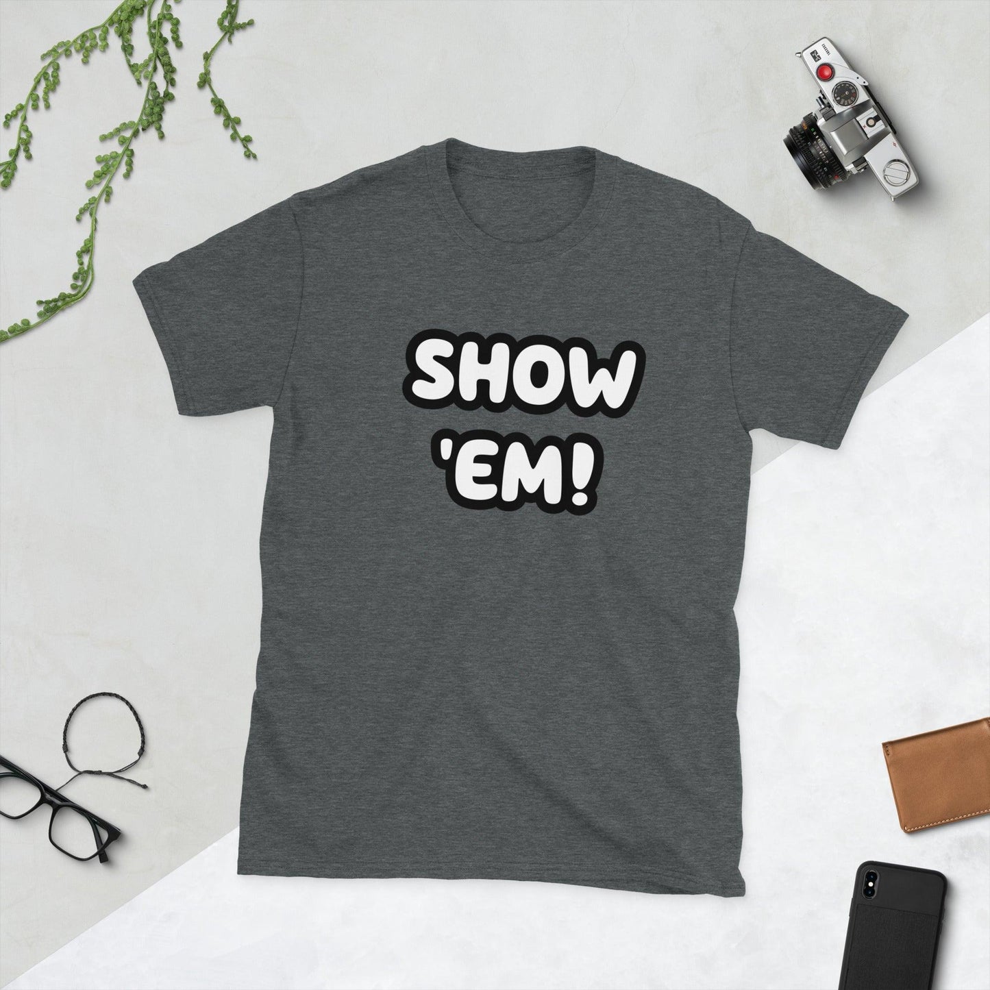 SHOW 'EM! Short-Sleeve Unisex T-Shirt - Lizard Vigilante