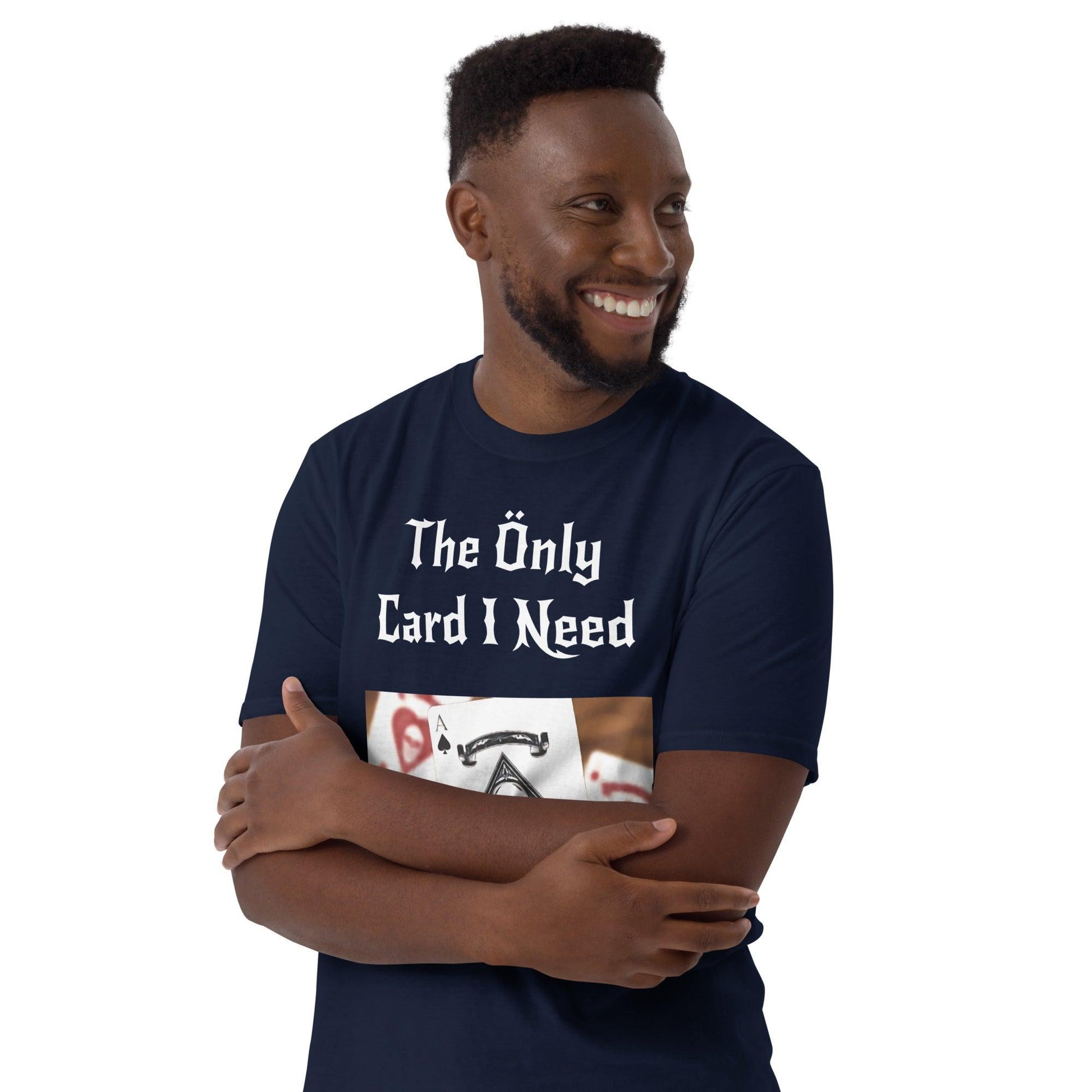 The Only Card I Need Short-Sleeve Unisex T-Shirt / Metal Tee - Lizard Vigilante