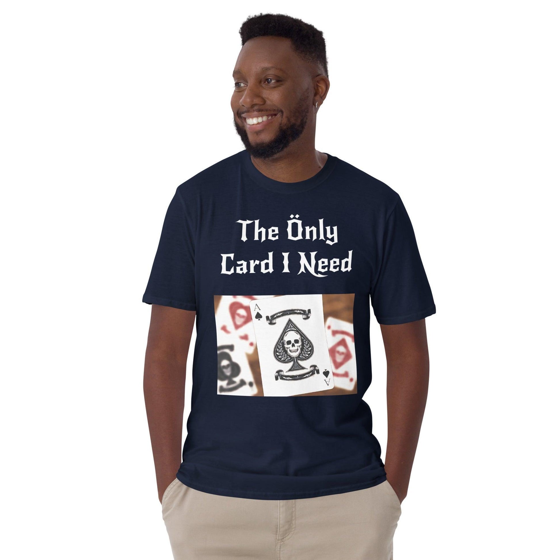 The Only Card I Need Short-Sleeve Unisex T-Shirt / Metal Tee - Lizard Vigilante