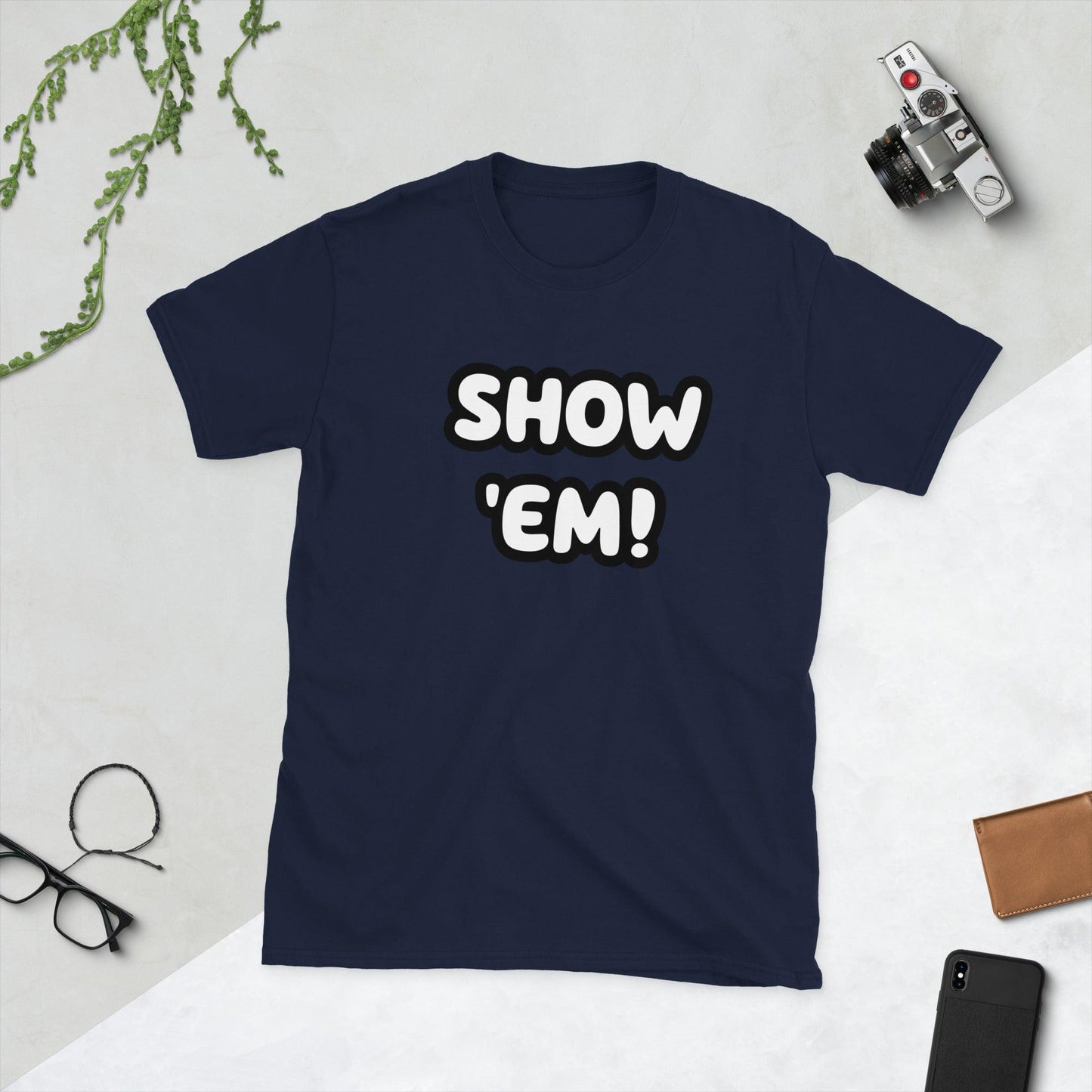 SHOW 'EM! Short-Sleeve Unisex T-Shirt - Lizard Vigilante