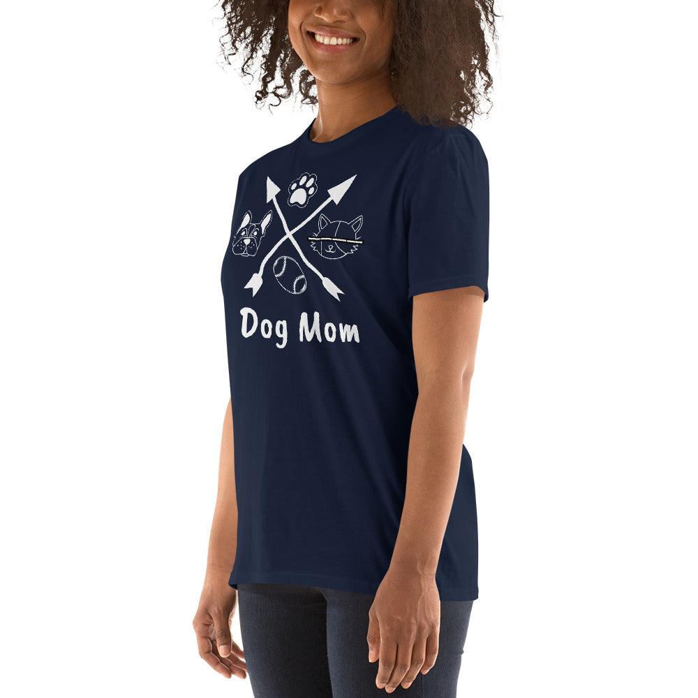 Dog Mom Short-Sleeve Unisex T-Shirt - Lizard Vigilante