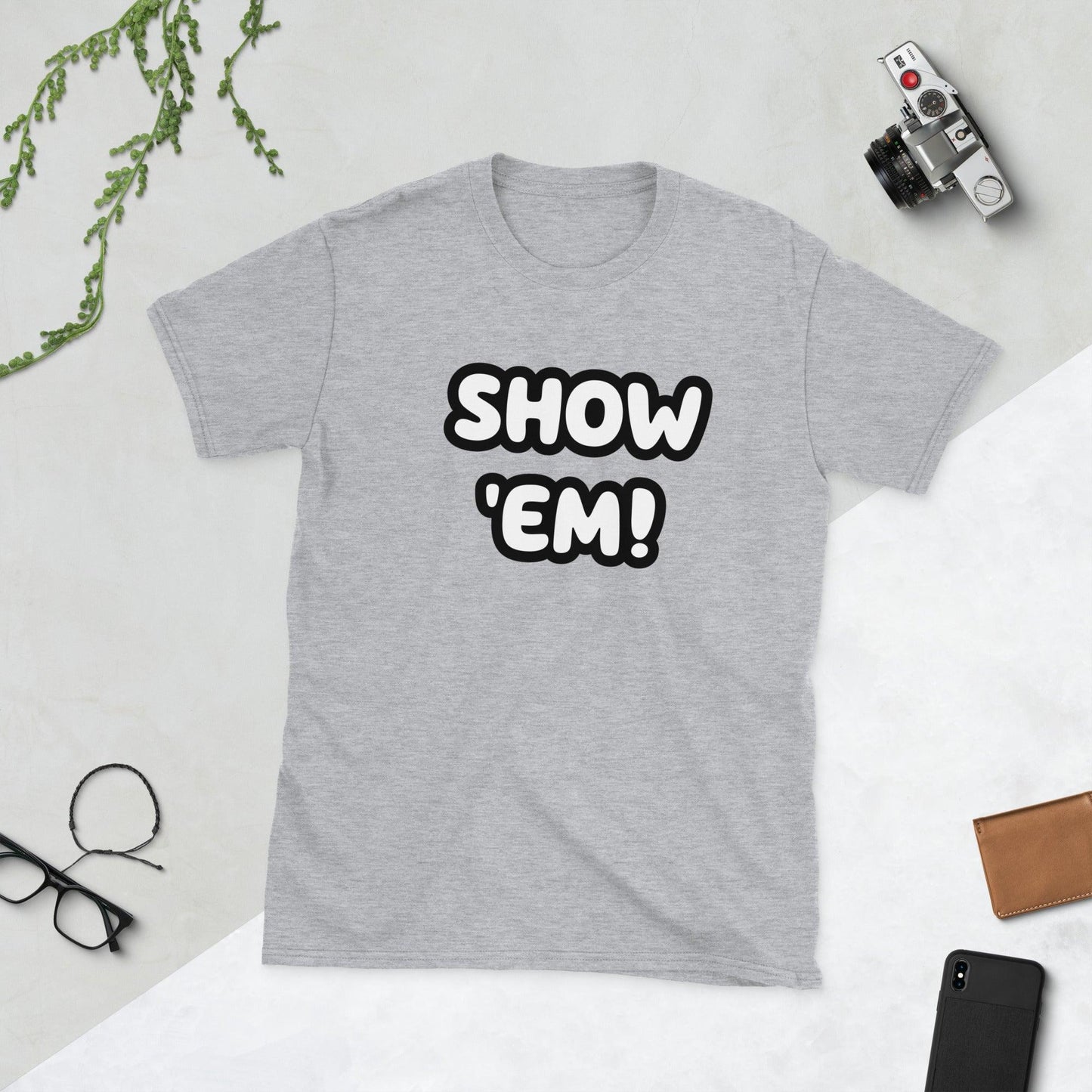 SHOW 'EM! Short-Sleeve Unisex T-Shirt - Lizard Vigilante